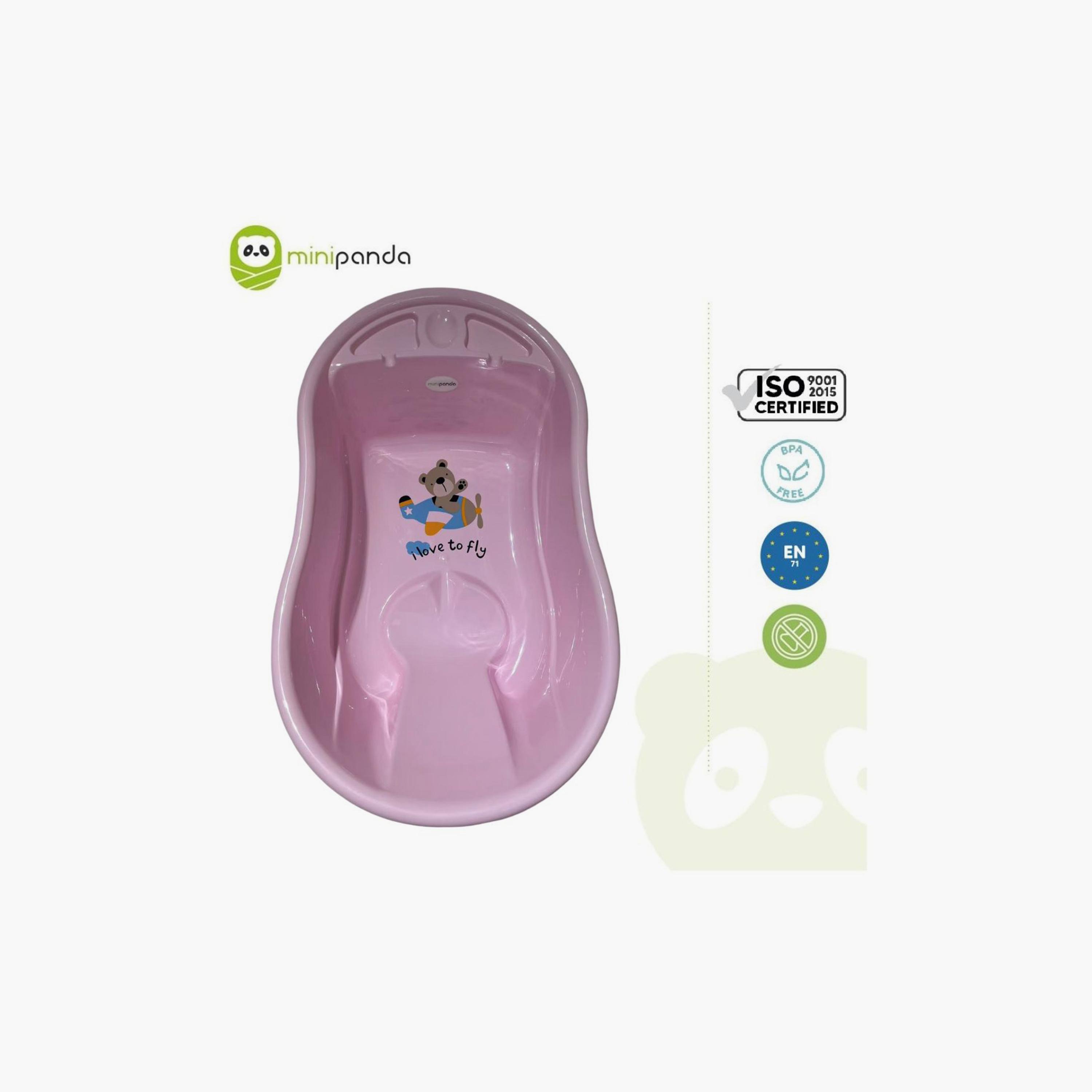 Mini Panda Baby Roo Foldable Bathtub - 0-12 Months-baby-bathandcare-bathtubs-image-2