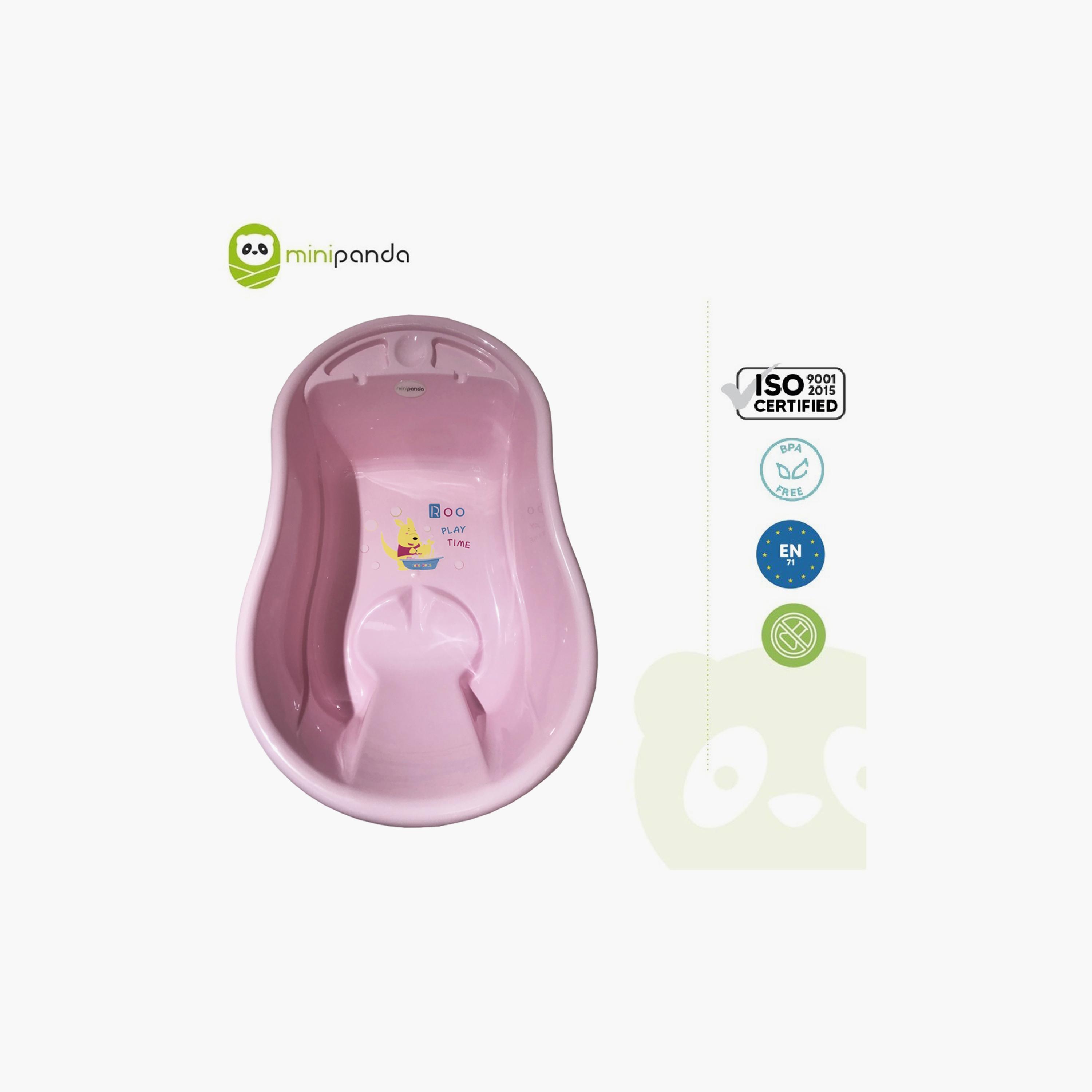 Mini Panda Baby Roo Foldable Bathtub - 0-12 Months-baby-bathandcare-bathtubs-image-4