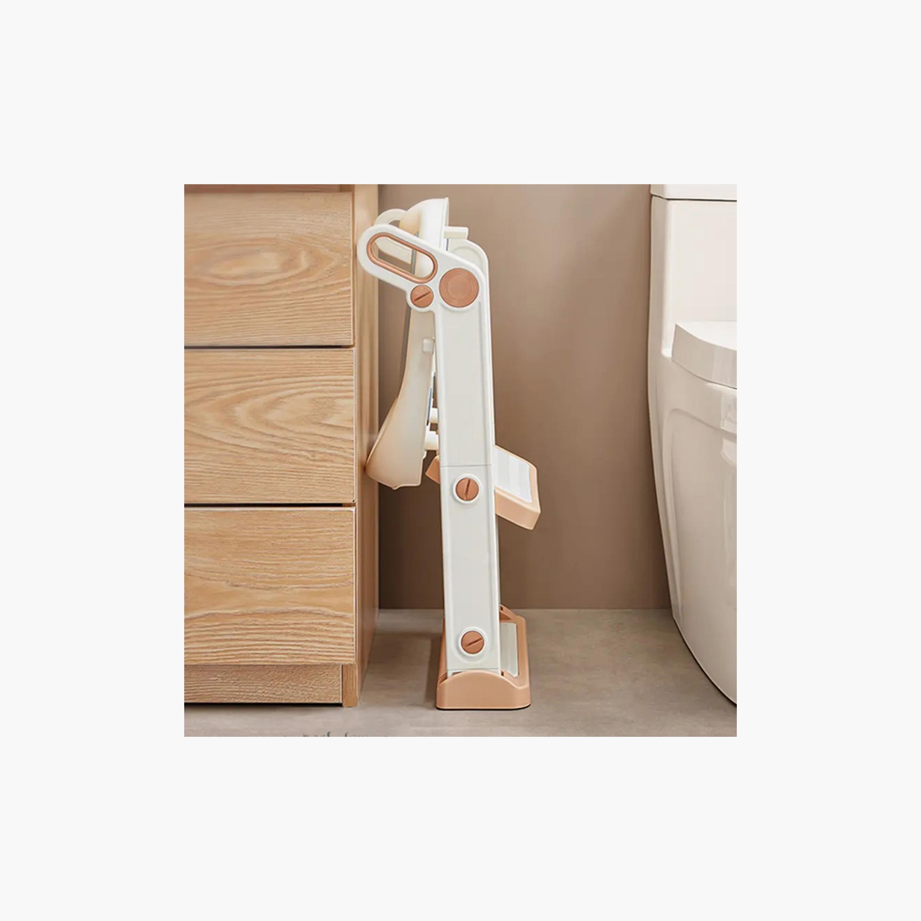 Mini Panda Lav Potty Training Seat with Step Stool - Copper - 1-4 Years-baby-diapering-pottytraining-image-4