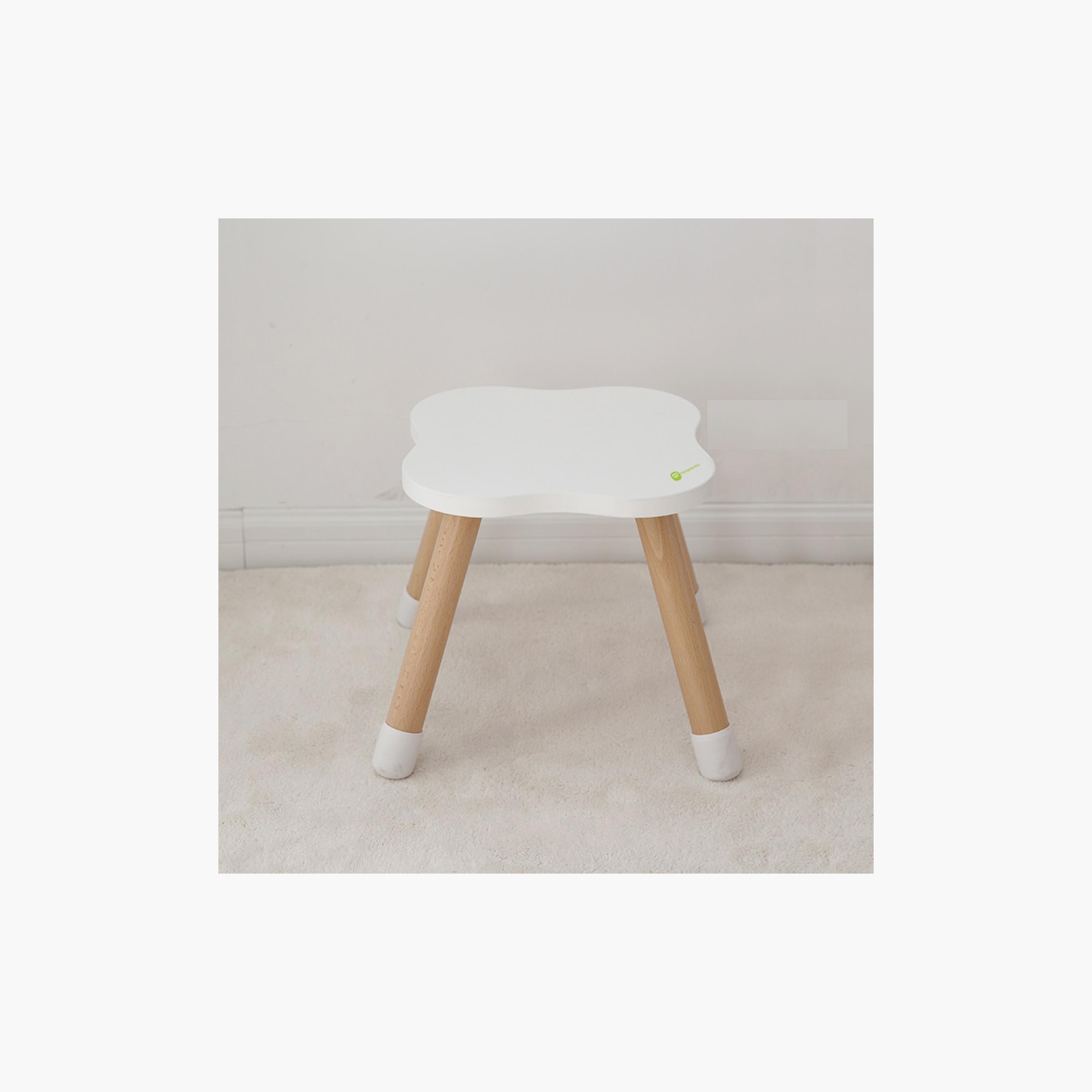 Mini Panda Clovercharm Wooden Table & Chair Set - Pure Ivory - 2-8 Years-baby-nursery-furniture-chairsandtables-image-3