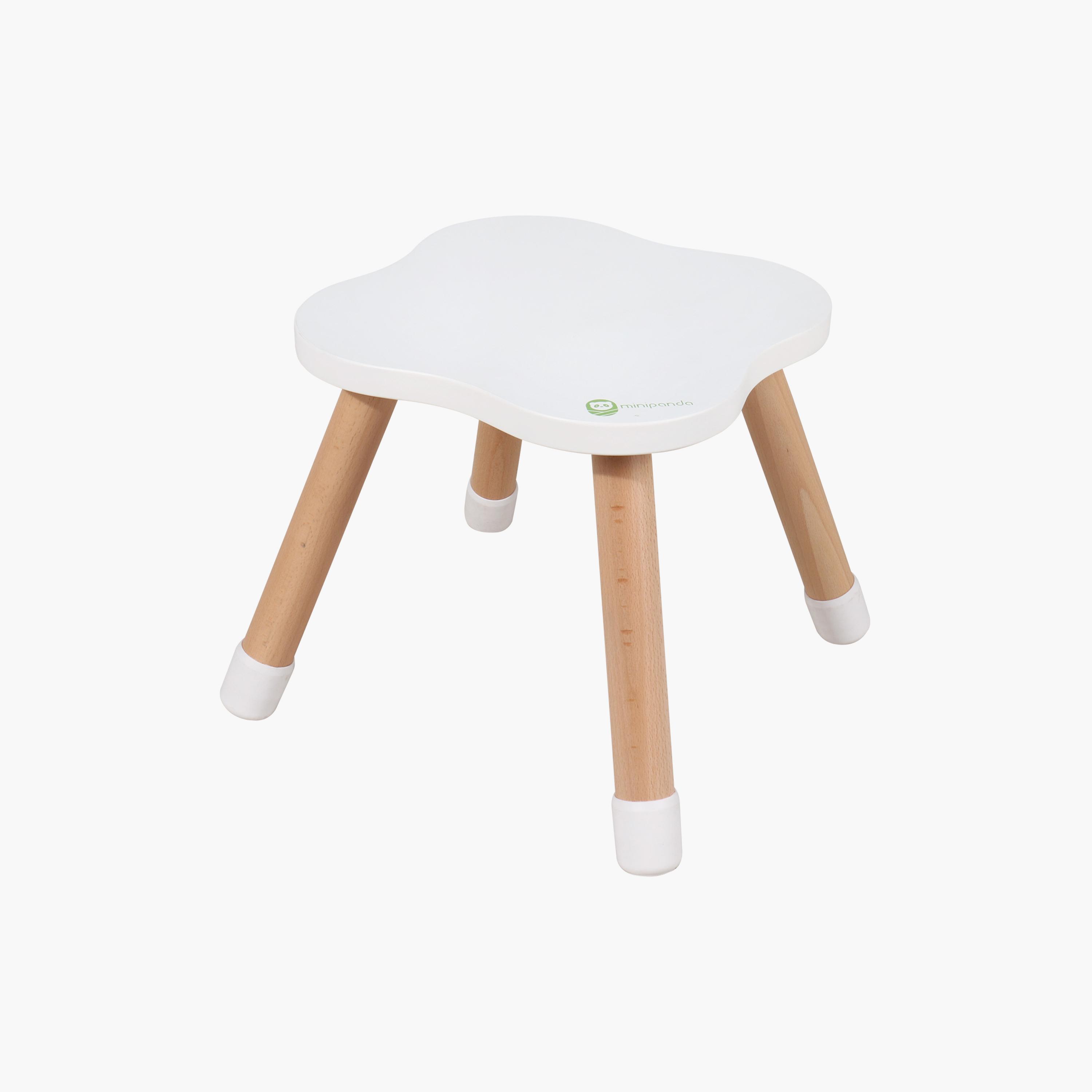 Mini Panda Clovercharm Wooden Table & Chair Set - Pure Ivory - 2-8 Years-baby-nursery-furniture-chairsandtables-image-8