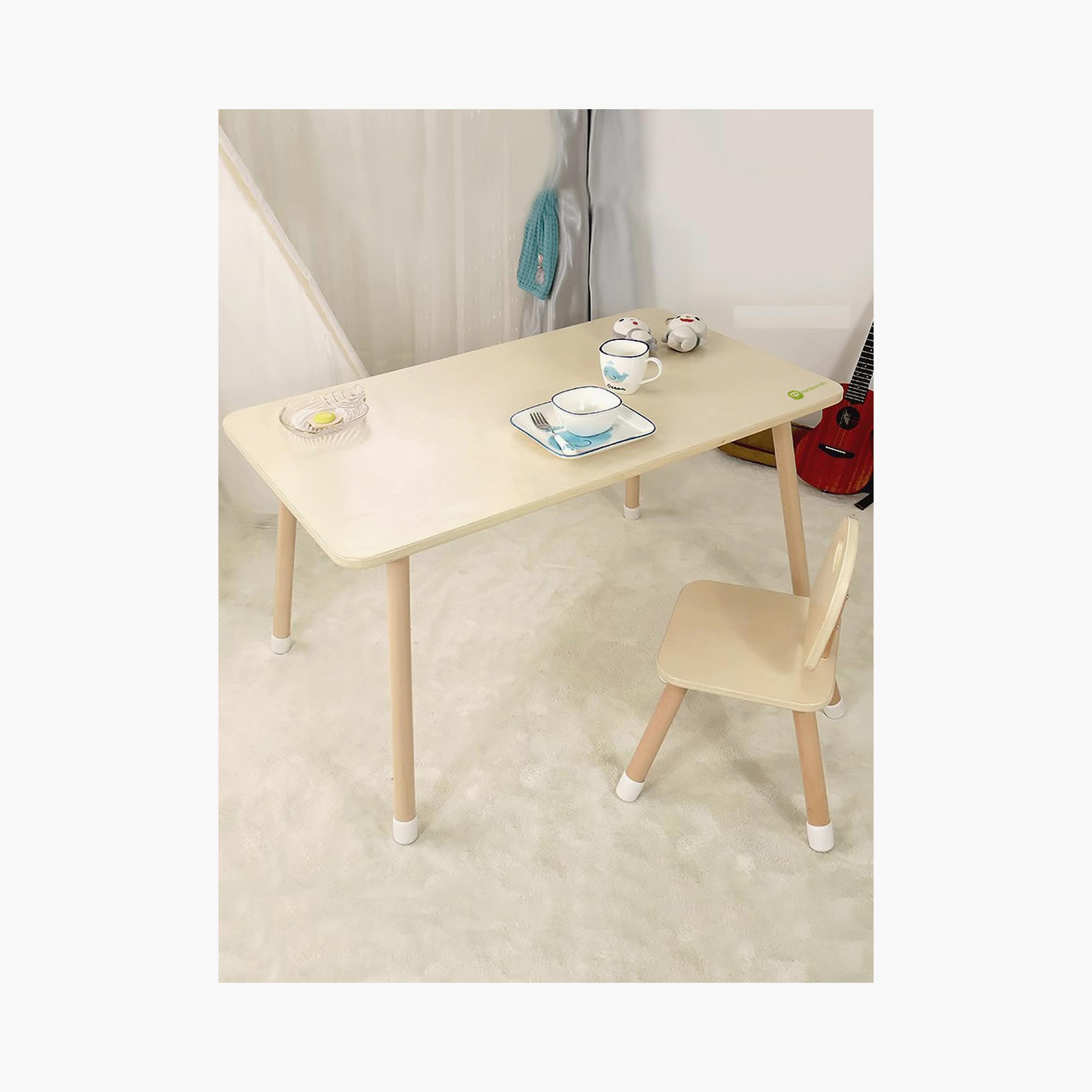 Mini Panda TimberTrove Study Table & Chair Set - Earth Essence - 2-8 Years-baby-nursery-furniture-chairsandtables-image-3