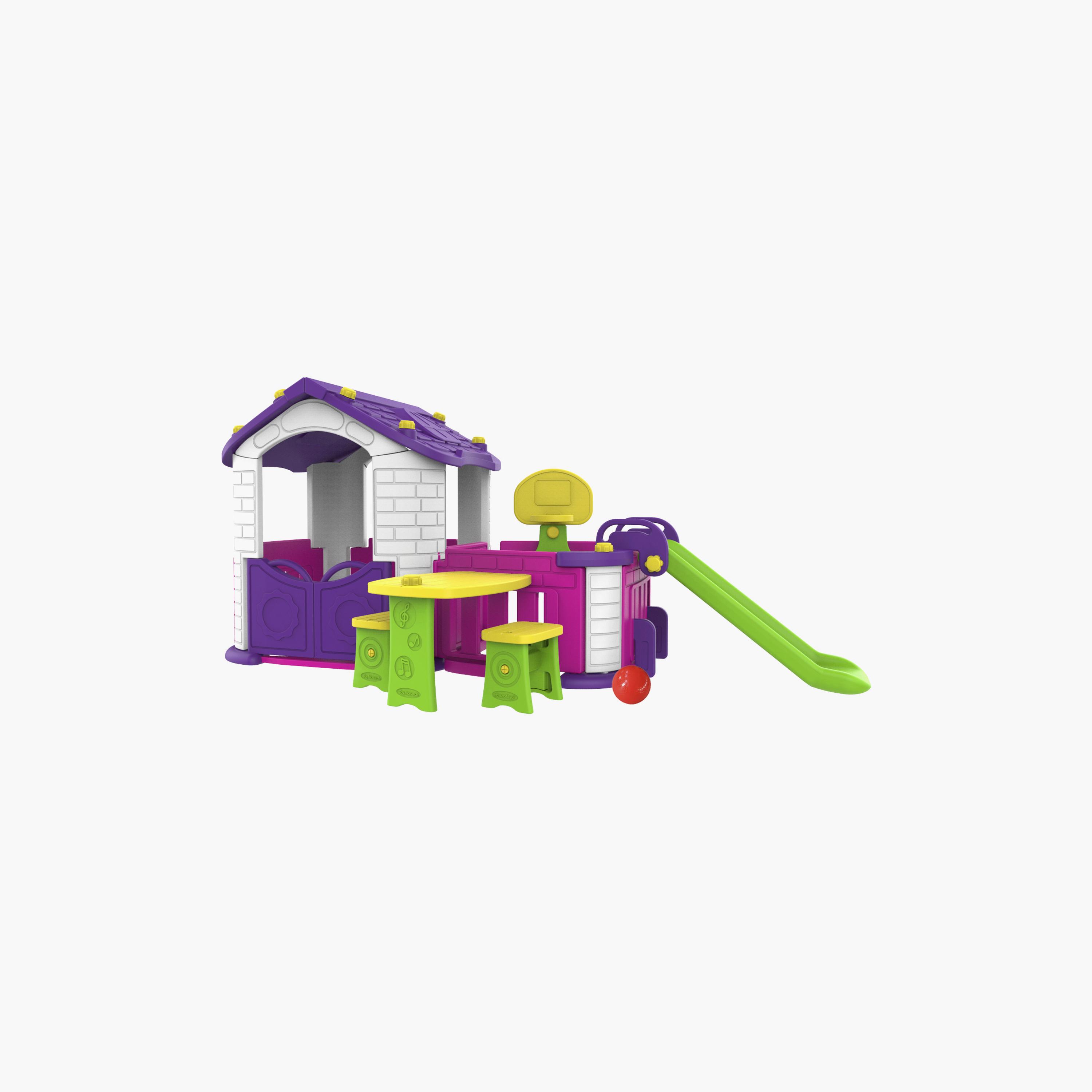 مركز أنشطة 3 في 1 بيج بلاي هاوس من ميني باندا - 12 إلى 36 شهرًا-toys-outdoor-playhousesandplayards-image-1