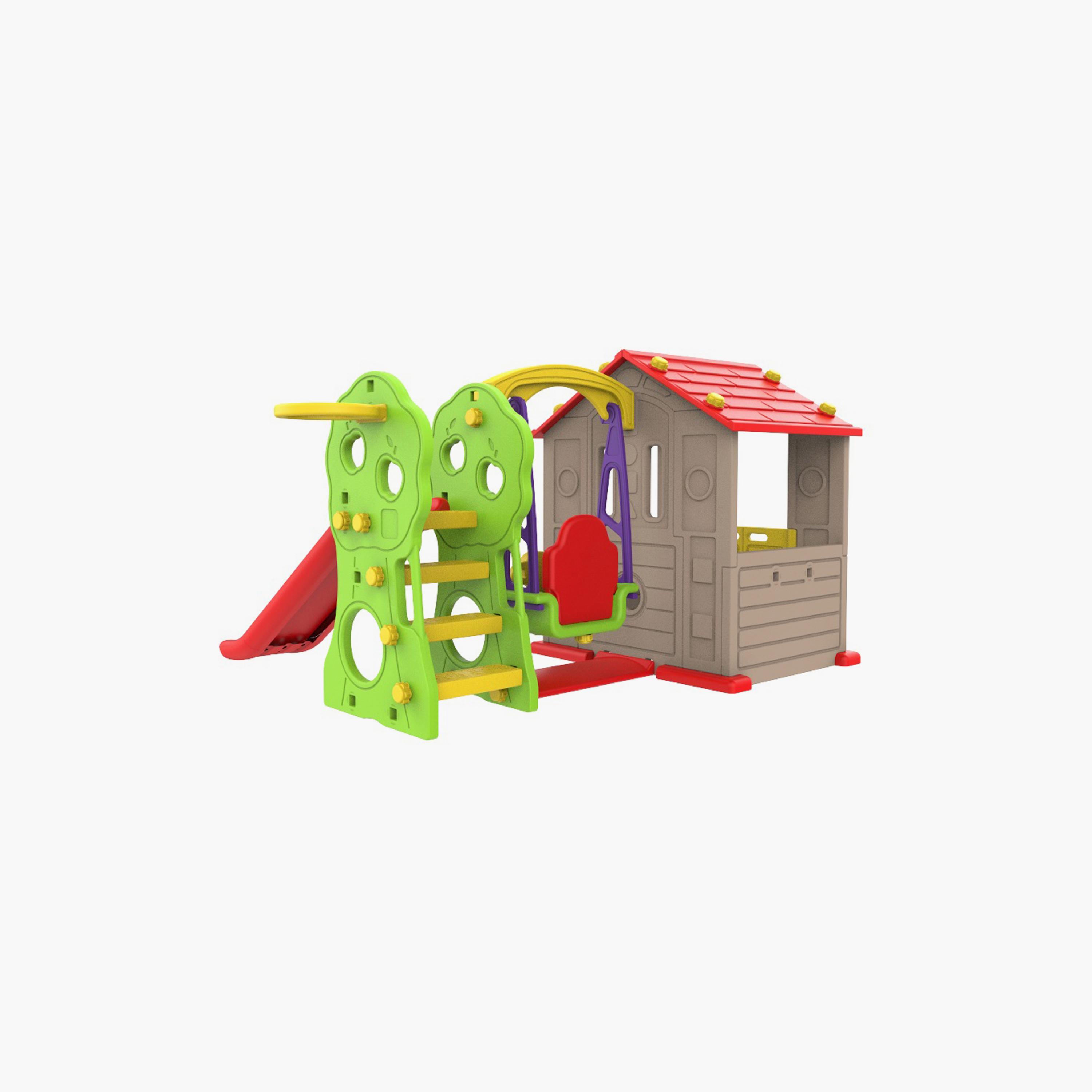 Mini Panda Tomo Swing House with Slide - 12-36 Months-toys-outdoor-playhousesandplayards-image-6