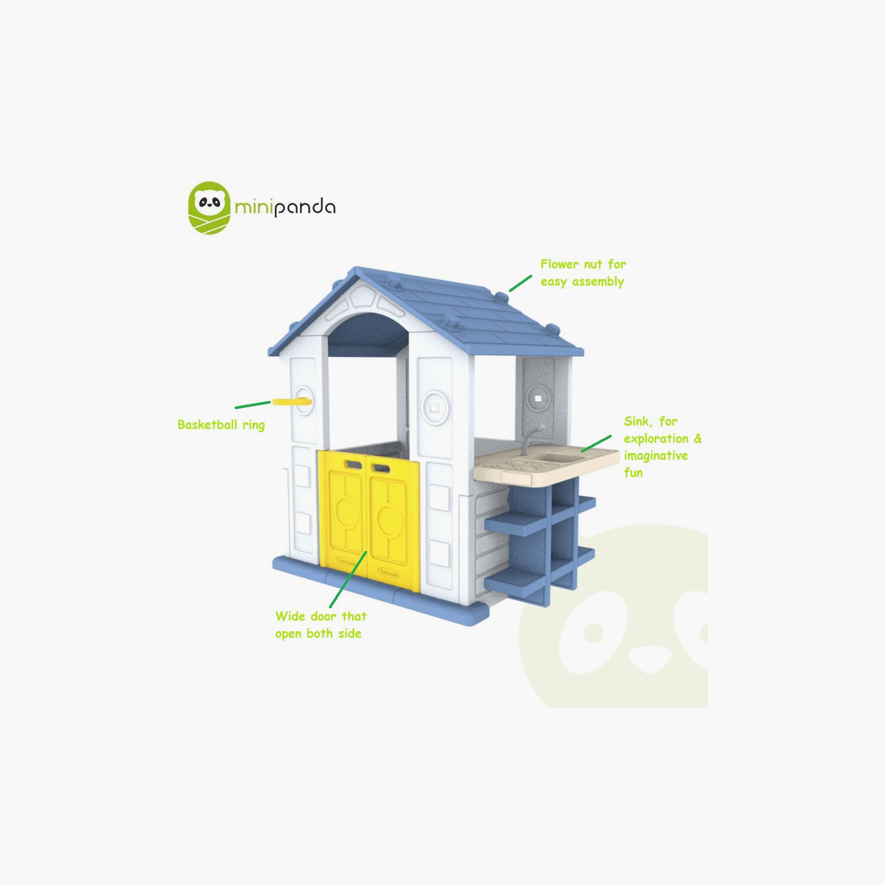 لعبة تومو بلاي هاوس مع حوض من ميني باندا - متعددة الألوان - 12 إلى 36 شهرًا-toys-outdoor-playhousesandplayards-image-10