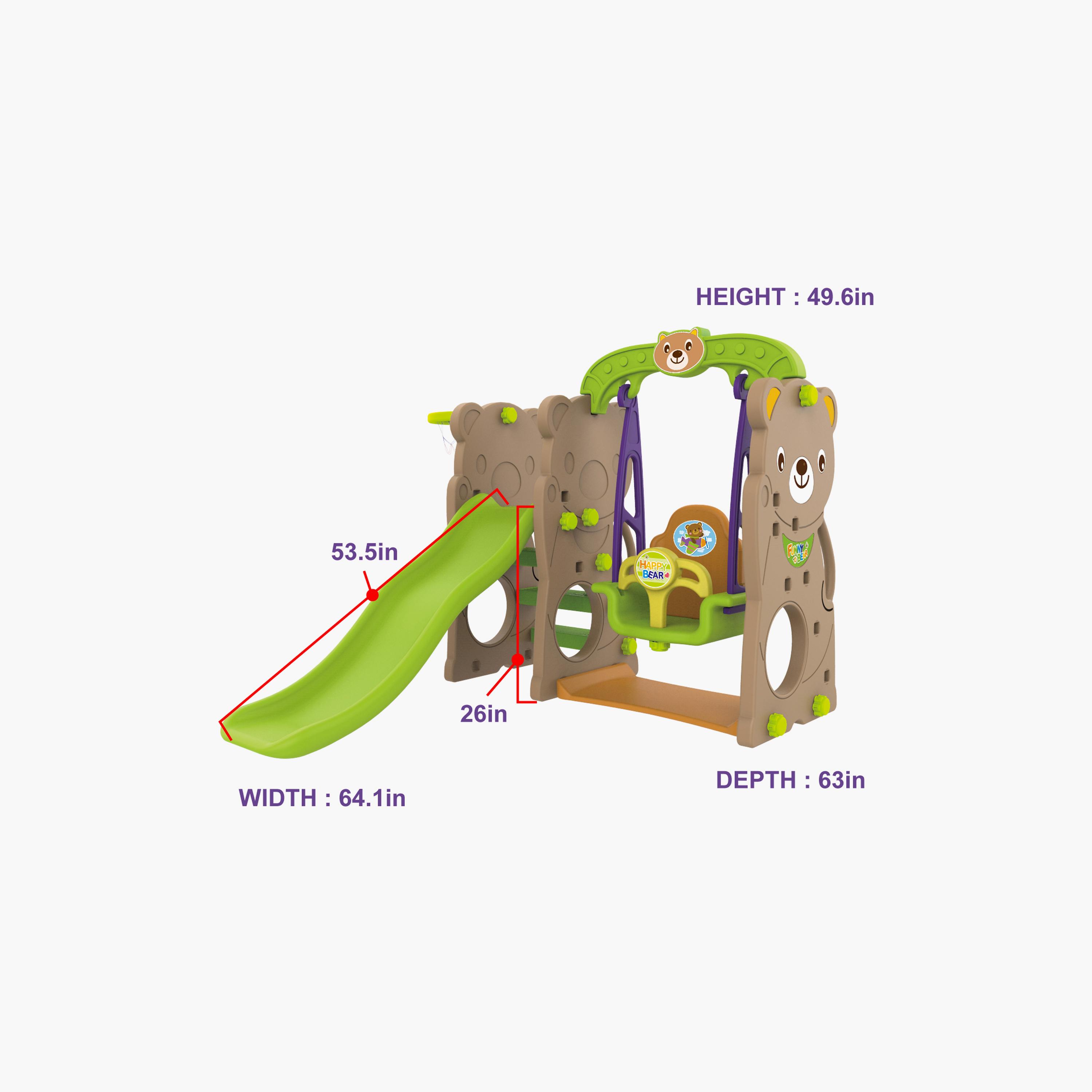 Mini Panda Bear Slide & Swing Playset - 12-36 Months-toys-outdoor-slidesandswings-image-11