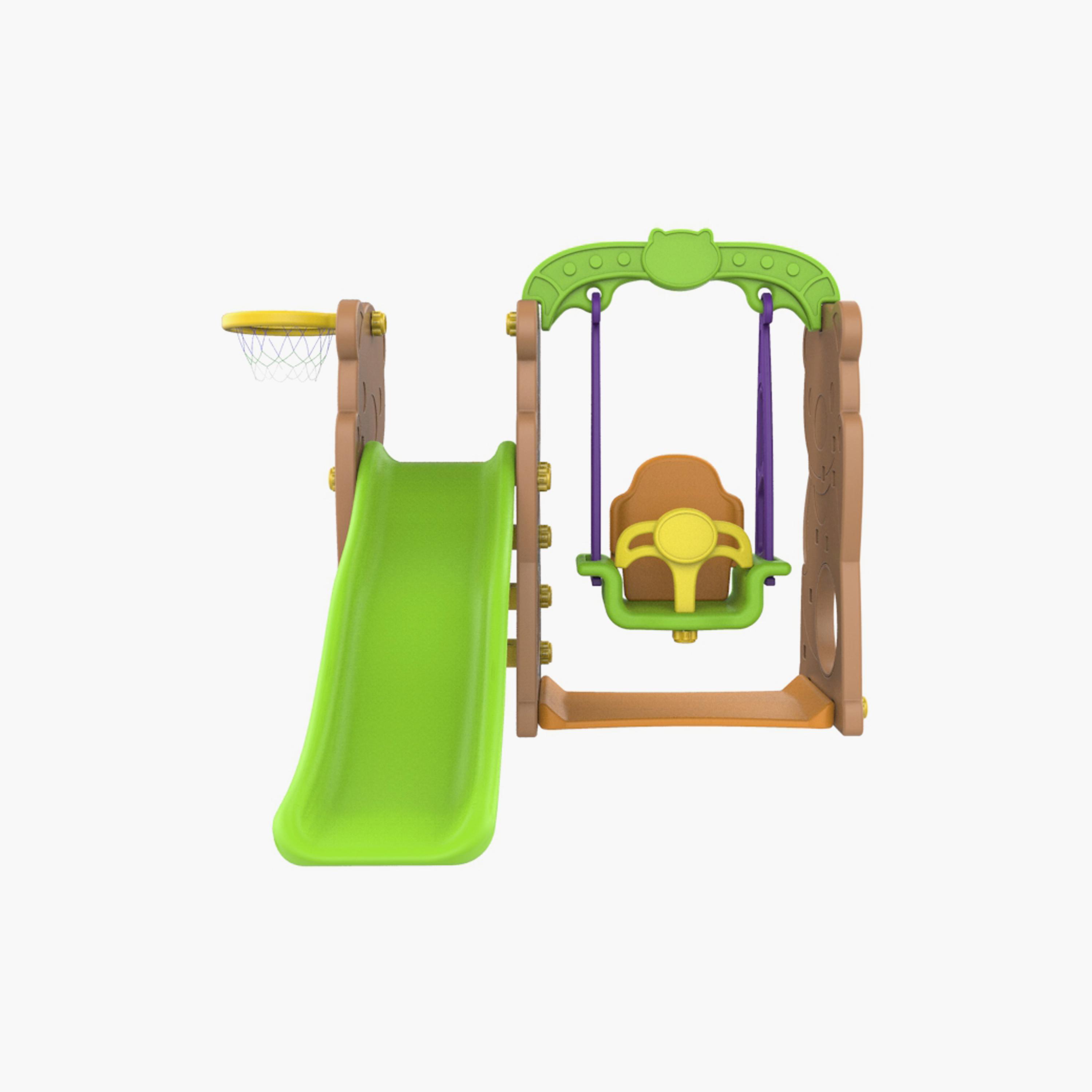 Mini Panda Bear Slide & Swing Playset - 12-36 Months-toys-outdoor-slidesandswings-image-4