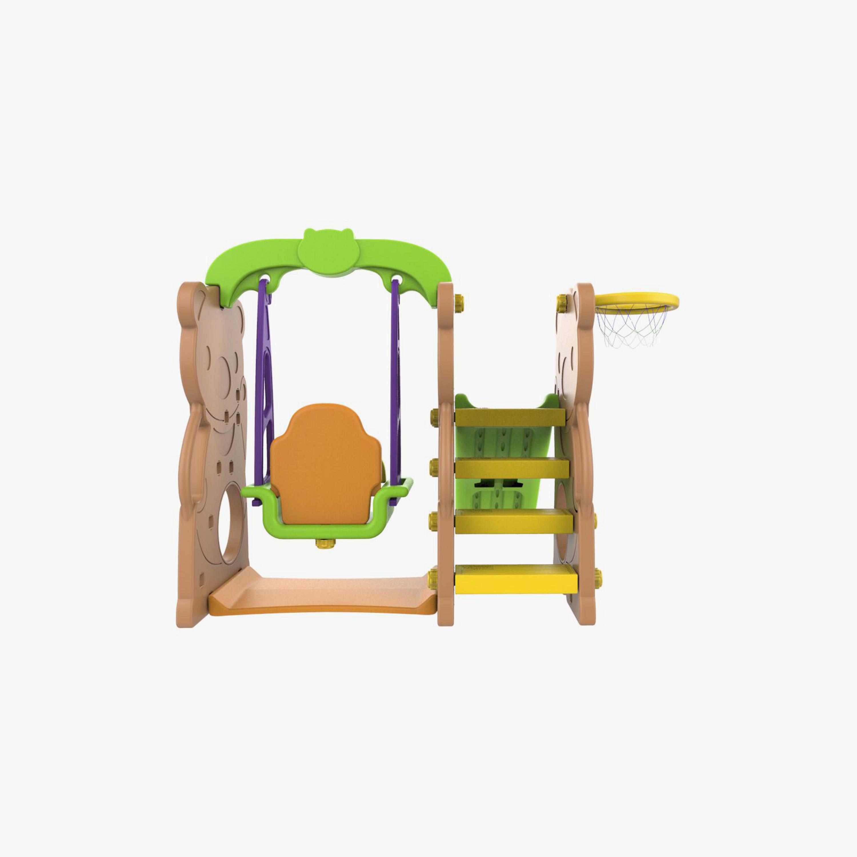 Mini Panda Bear Slide & Swing Playset - 12-36 Months-toys-outdoor-slidesandswings-image-6