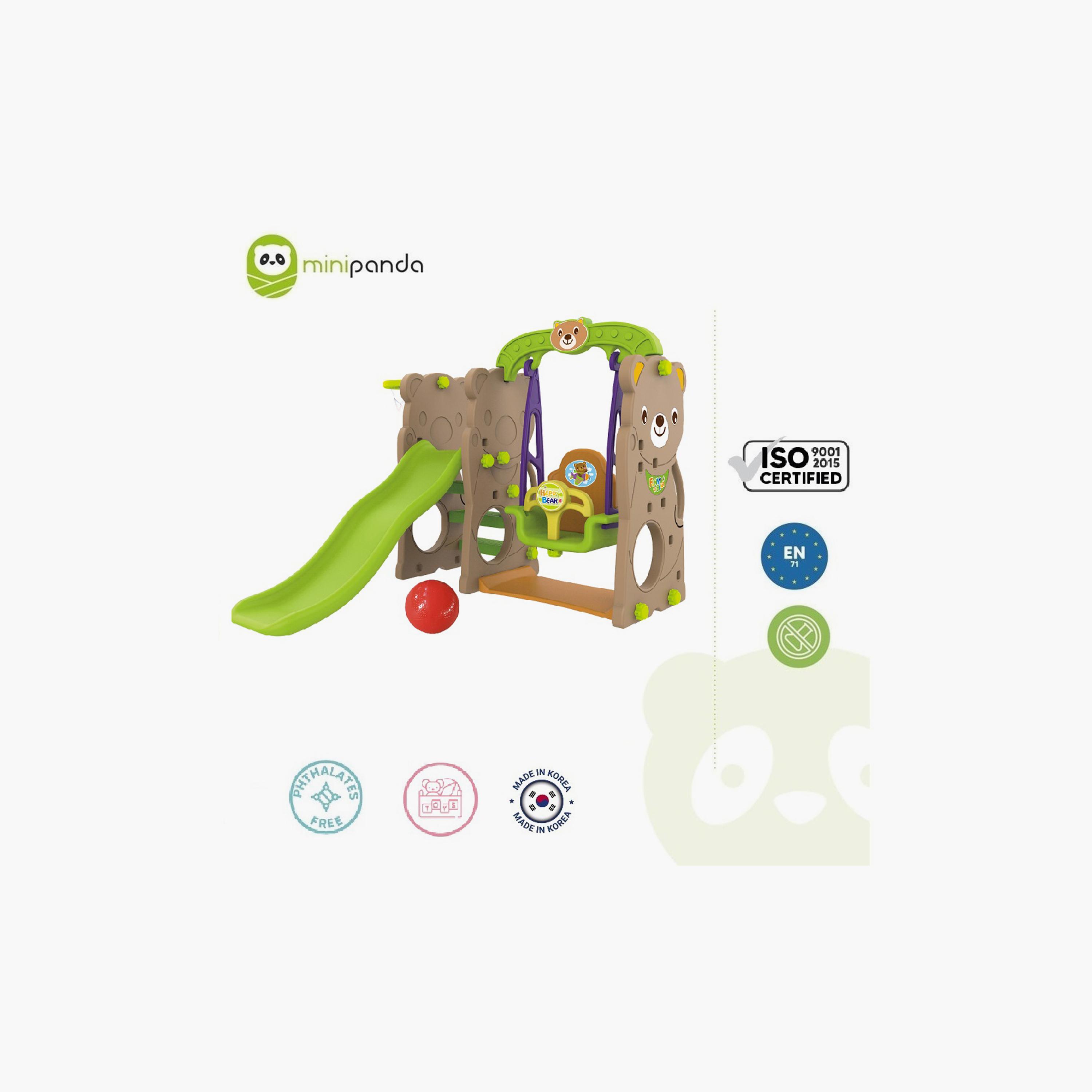 Mini Panda Bear Slide & Swing Playset - 12-36 Months-toys-outdoor-slidesandswings-image-7