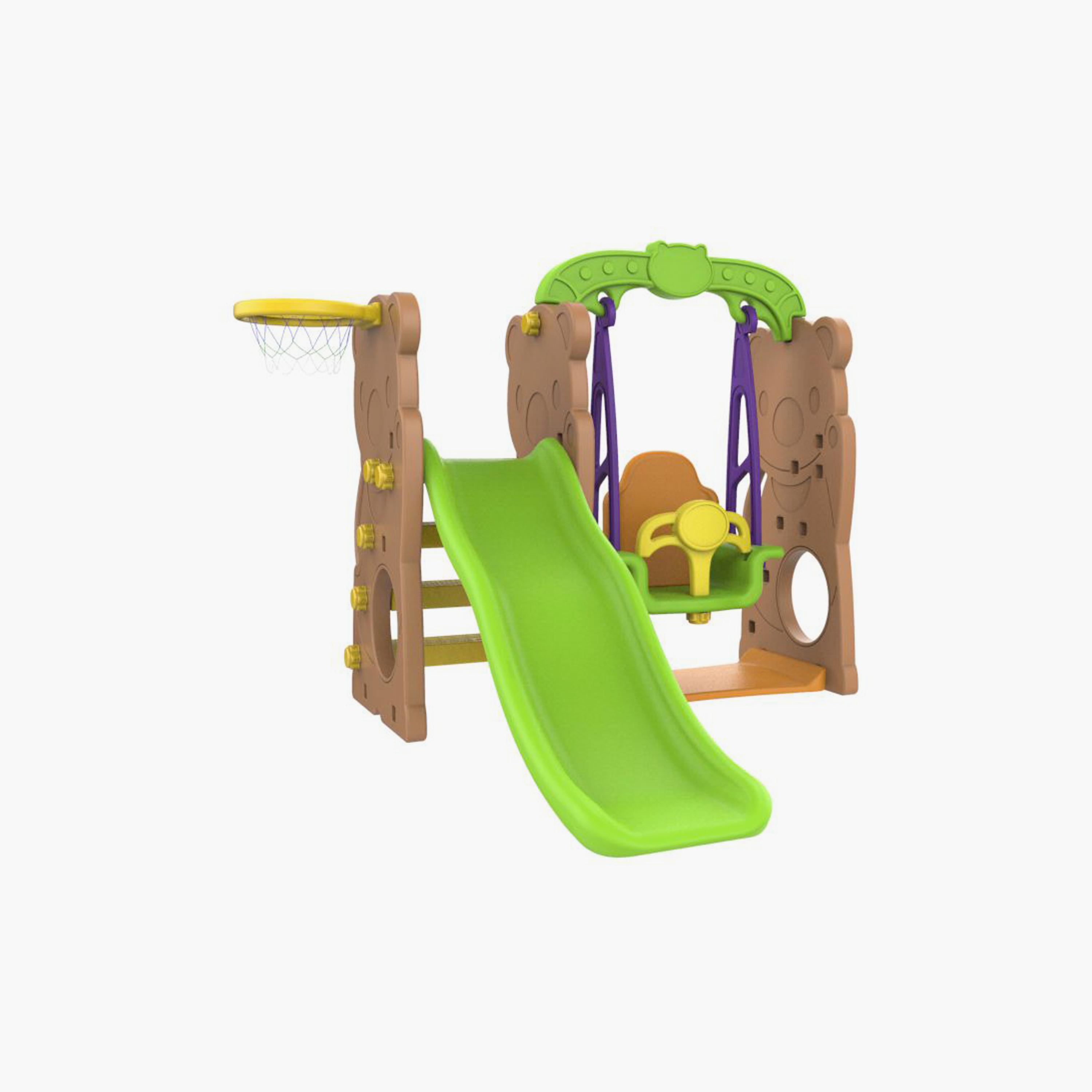 Mini Panda Bear Slide & Swing Playset - 12-36 Months-toys-outdoor-slidesandswings-image-8