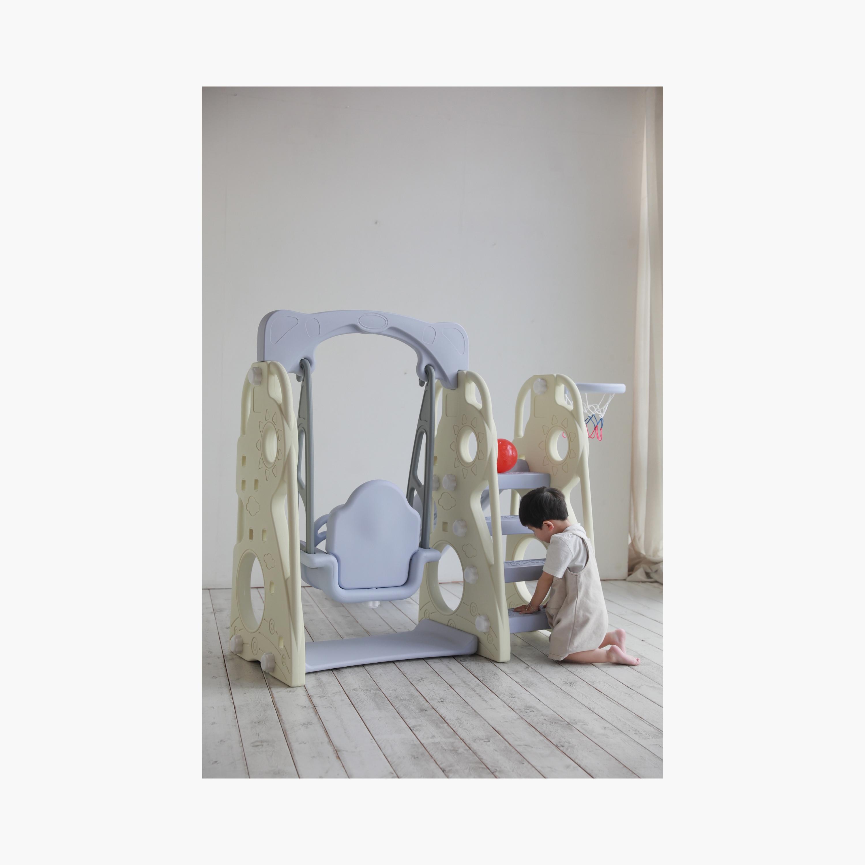 Mini Panda Sunny Jumbo Slide & Swing Set - 12-36 Months-toys-outdoor-slidesandswings-image-4