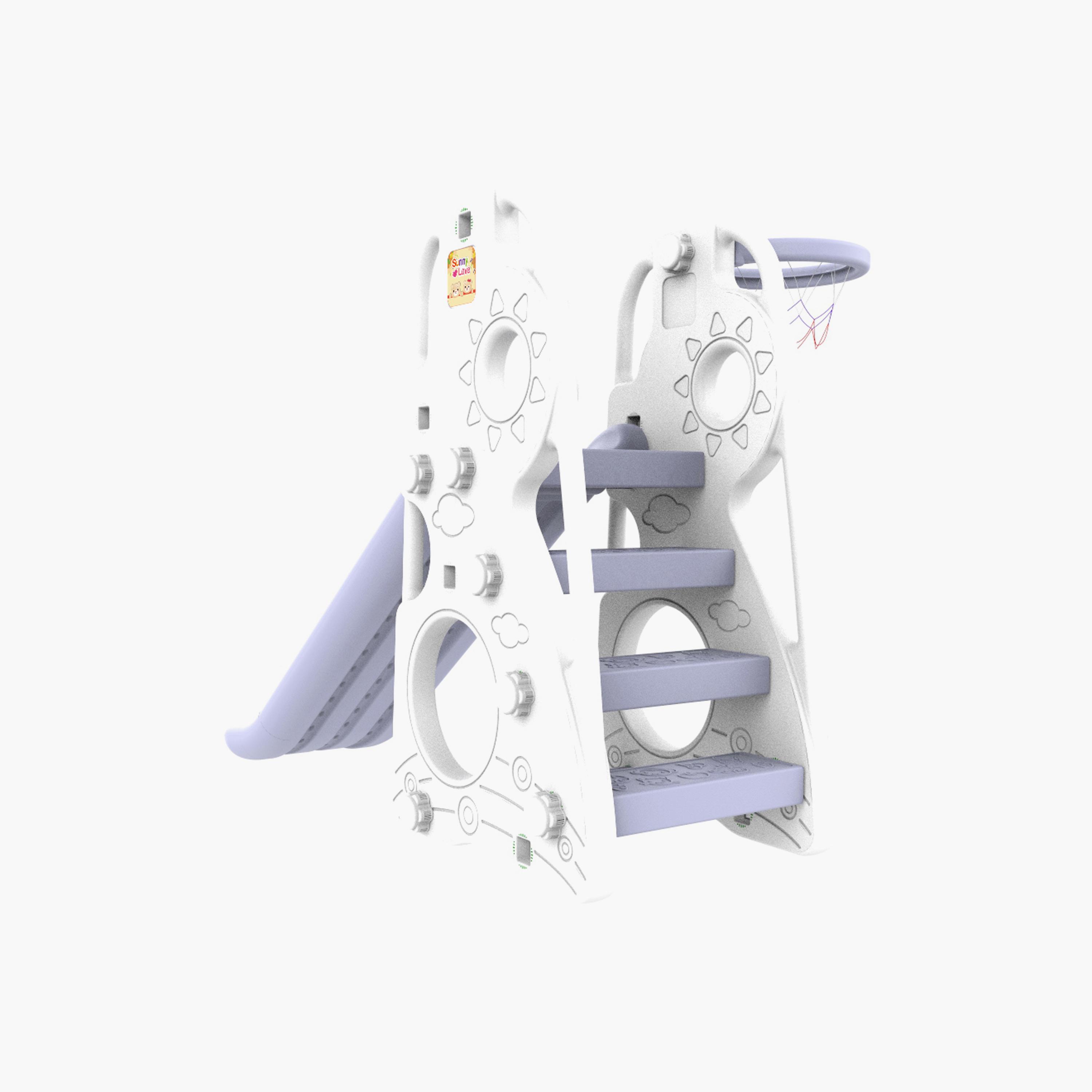 Mini Panda Sunny Jumbo Slide with Basketball Hoop - 12-36 Months-toys-outdoor-slidesandswings-image-5