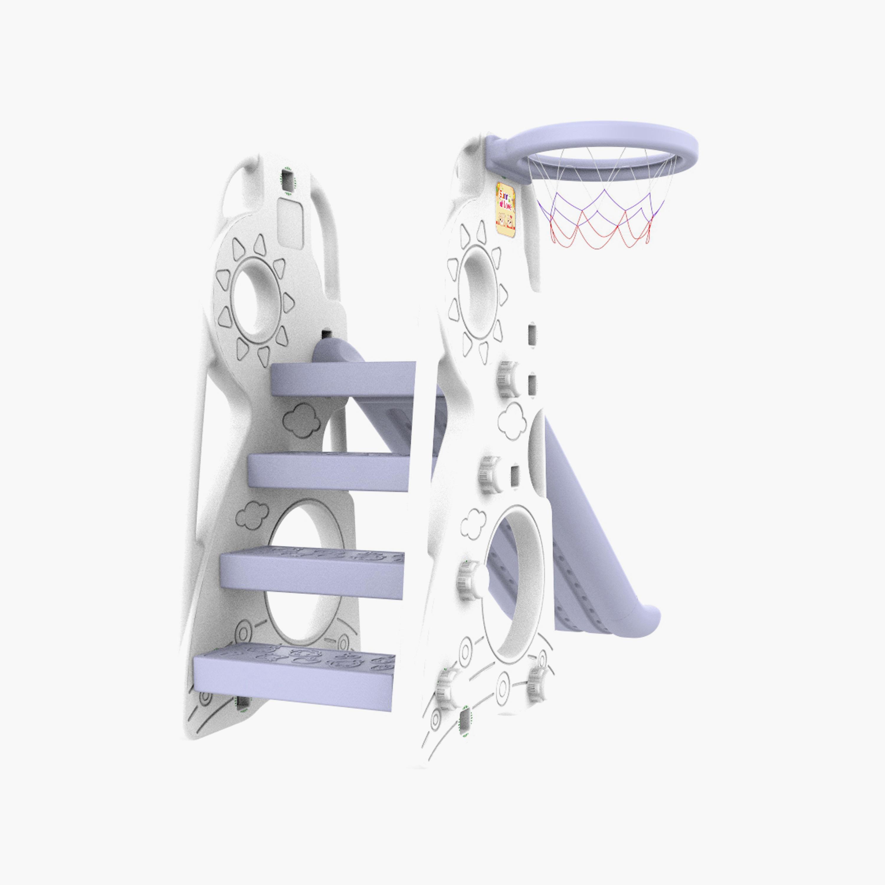 Mini Panda Sunny Jumbo Slide with Basketball Hoop - 12-36 Months-toys-outdoor-slidesandswings-image-7