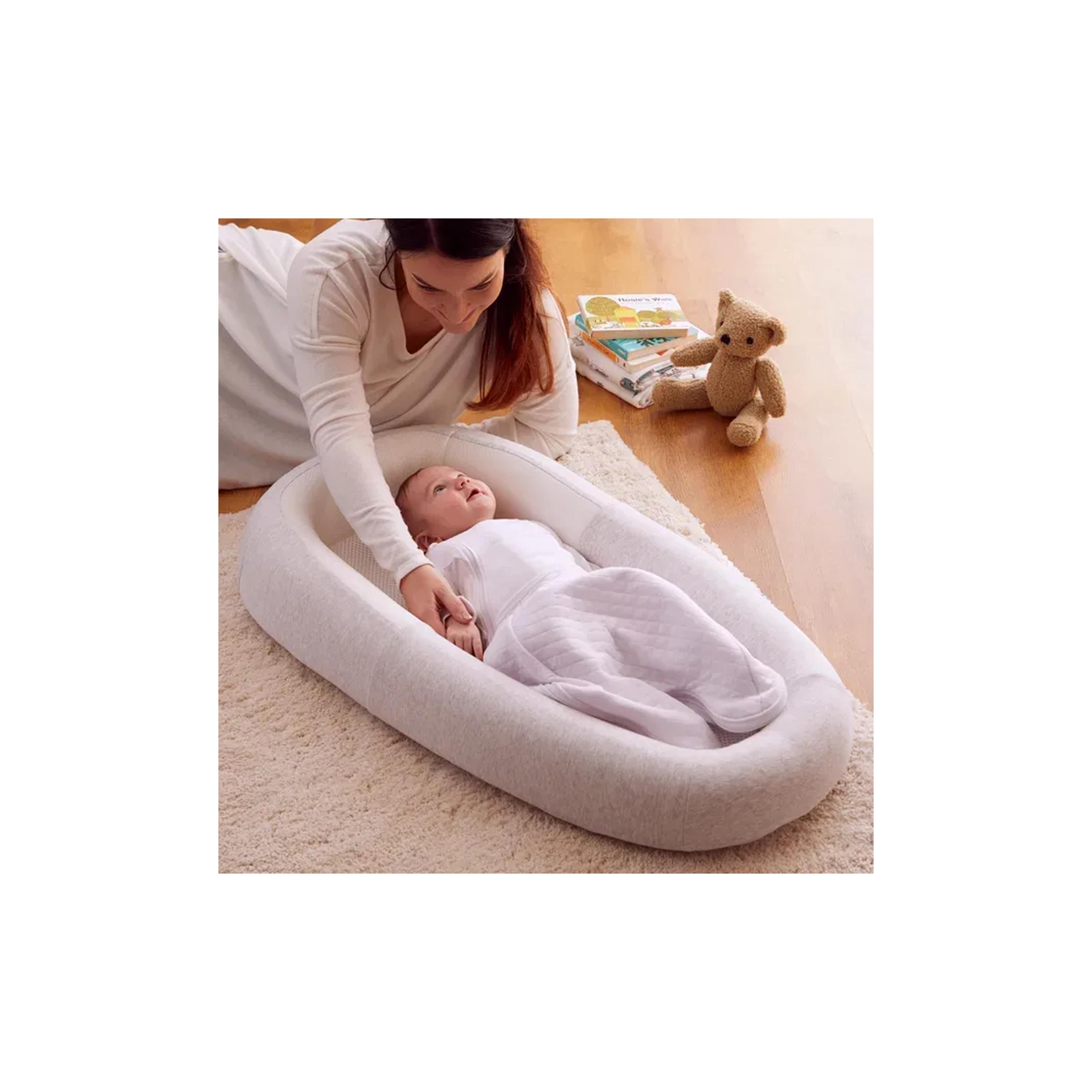 غطاء سرير الأطفال من بورفلو - رمادي فاتح - من عمر 0 إلى 8 أشهر-baby-nursery-babybedding-image-4