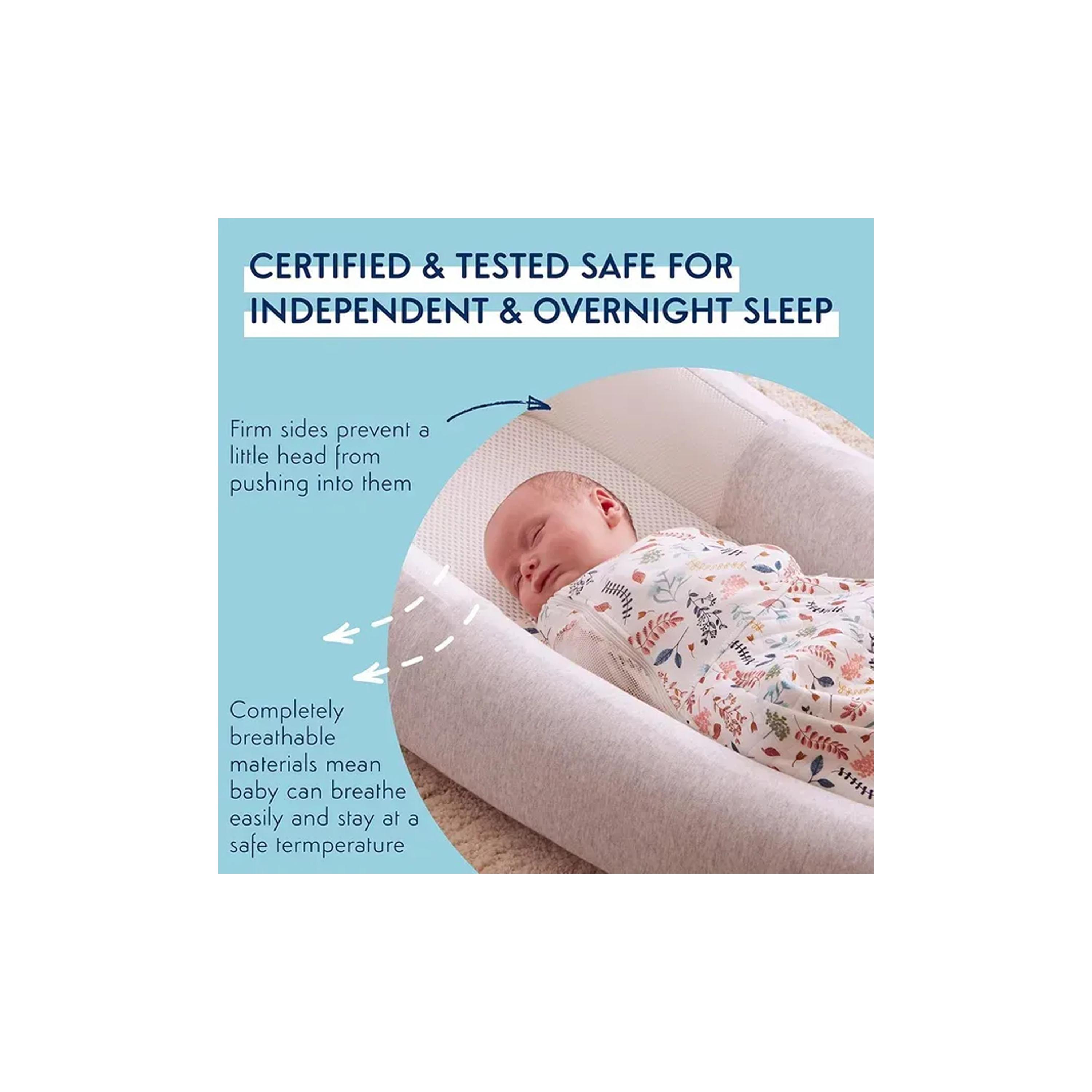 غطاء سرير الأطفال من بورفلو - رمادي فاتح - من عمر 0 إلى 8 أشهر-baby-nursery-babybedding-image-8
