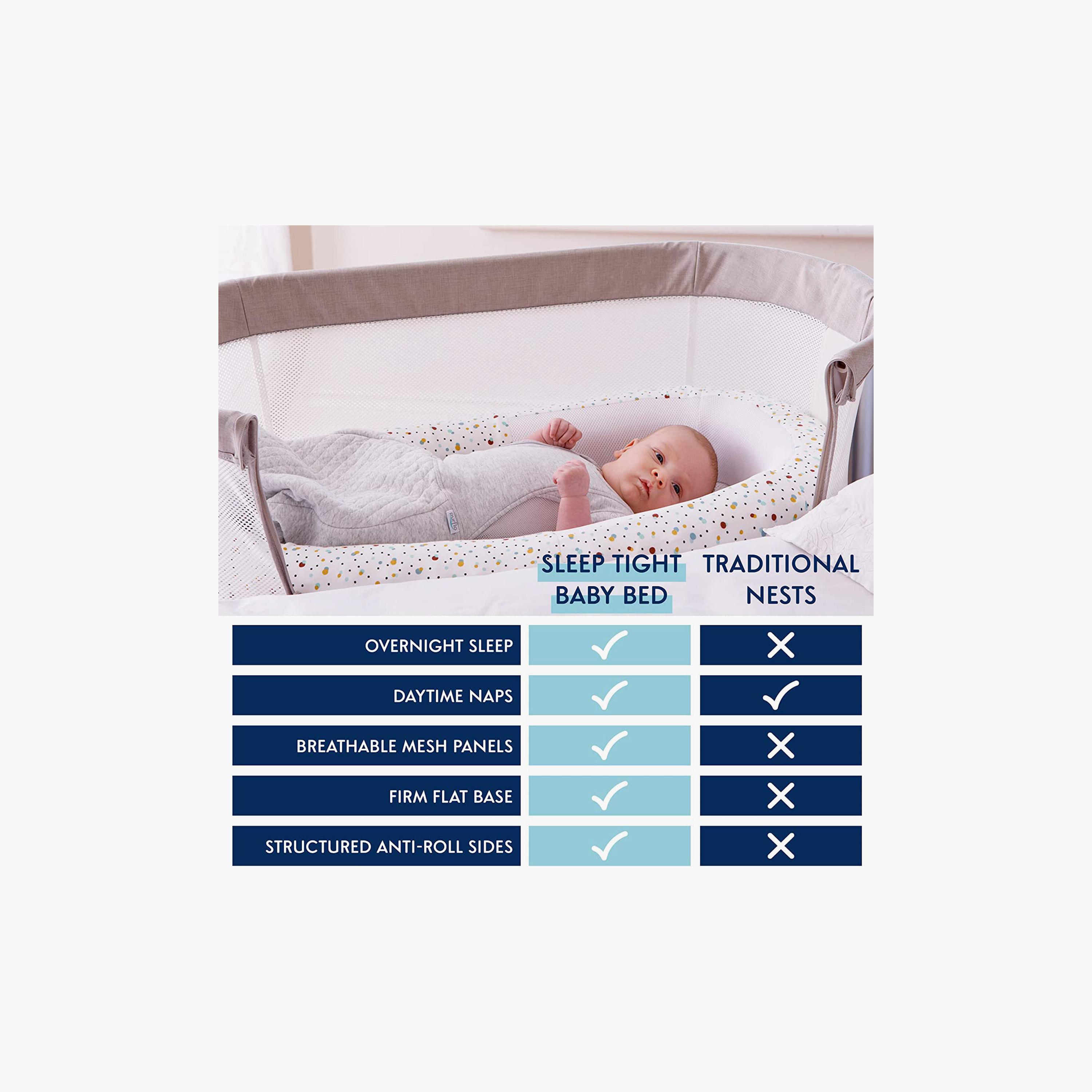 Purflo Sleep Tight Baby Bed Cover - Hazel - 0-8 Months-baby-nursery-babybedding-image-4