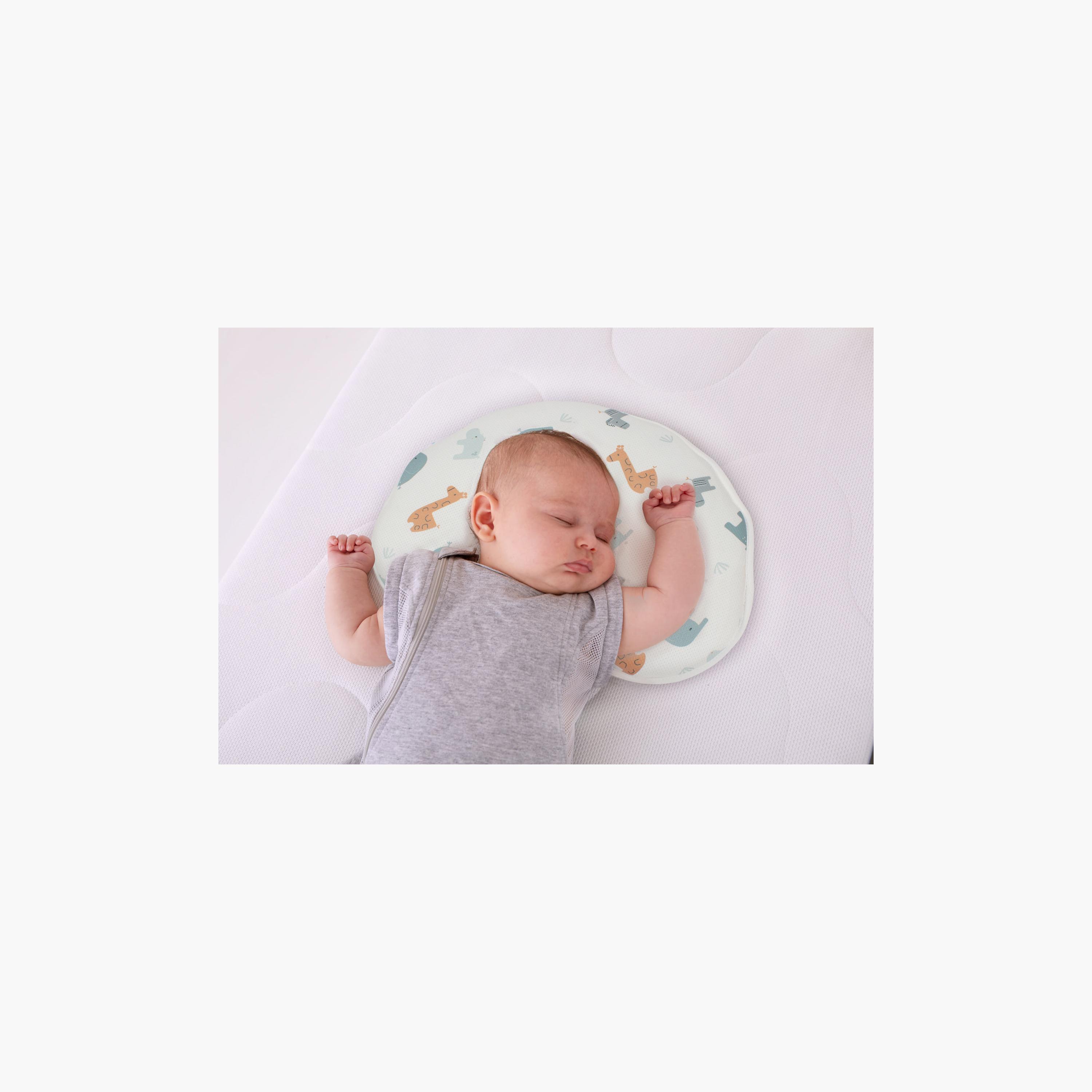 وسادة أطفال قابلة للتنفس من بورفلو - طبعة سفاري - عمر 0 إلى 18 شهرًا-baby-nursery-babybedding-image-5