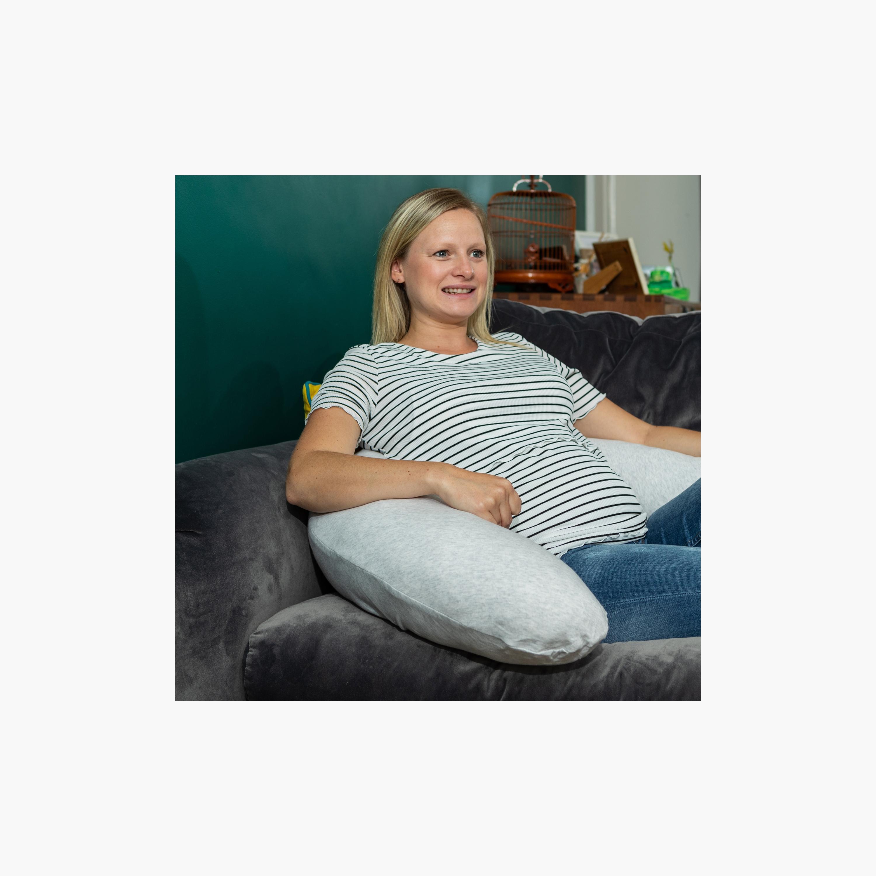 غطاء وسادة الحمل قابل للتنفس من بورفلو - رمادي فاتح-baby-feeding-breastfeedingandcare-image-3
