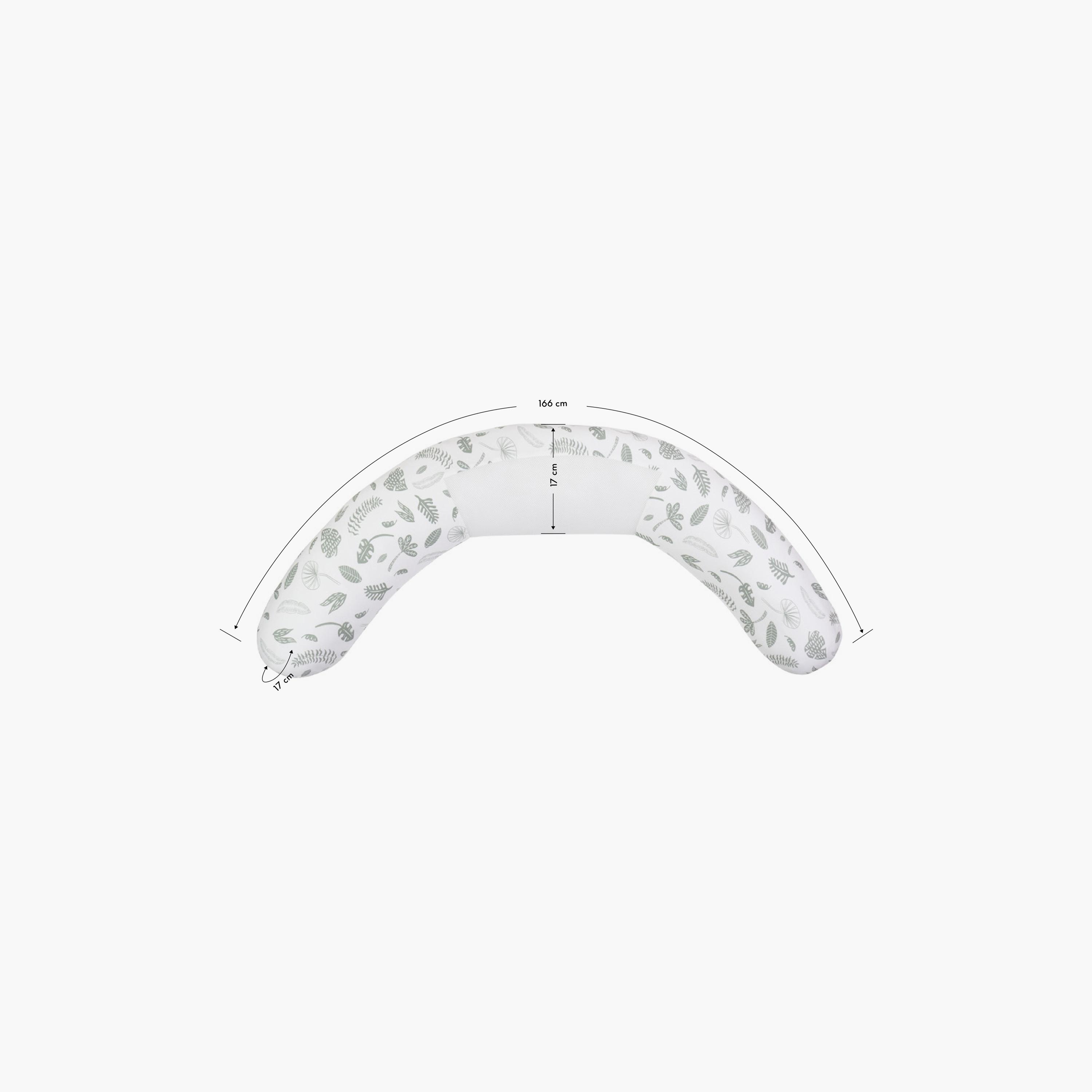 Purflo Breathe Pregnancy Pillow Cover - Jardin Print-baby-feeding-breastfeedingandcare-image-11