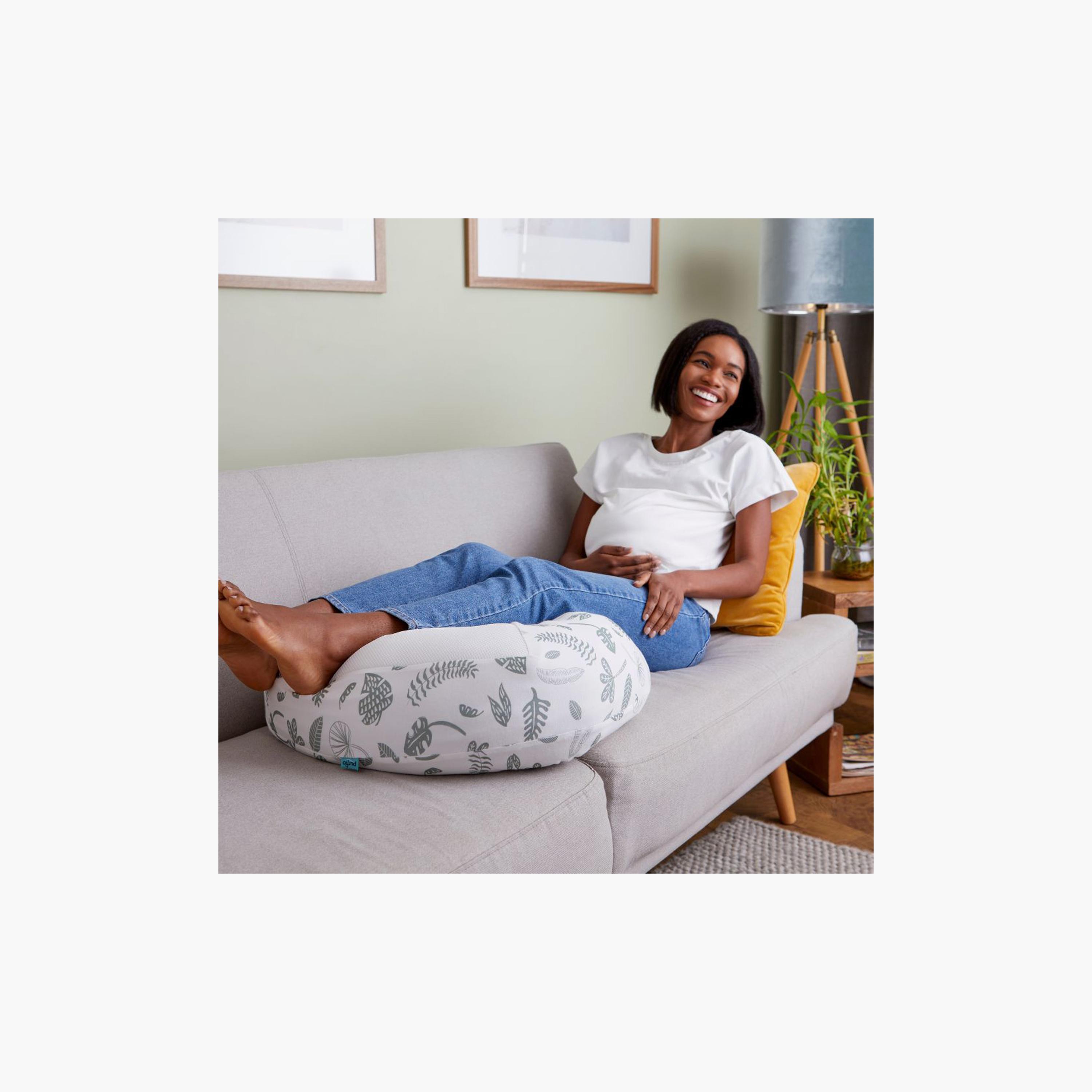 Purflo Breathe Pregnancy Pillow Cover - Jardin Print-baby-feeding-breastfeedingandcare-image-8