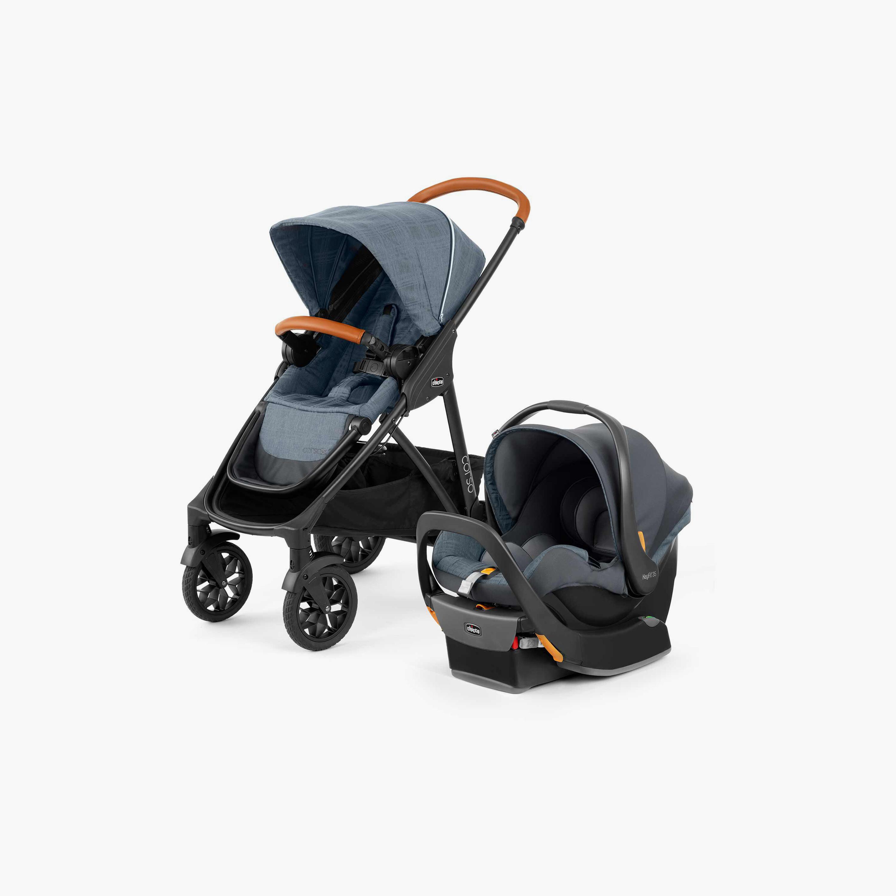 Chicco Corso Limited Edition Modular Travel System - Hampton - 0-3 Years-baby-gear-strollersandprams-travelsystems-image-1