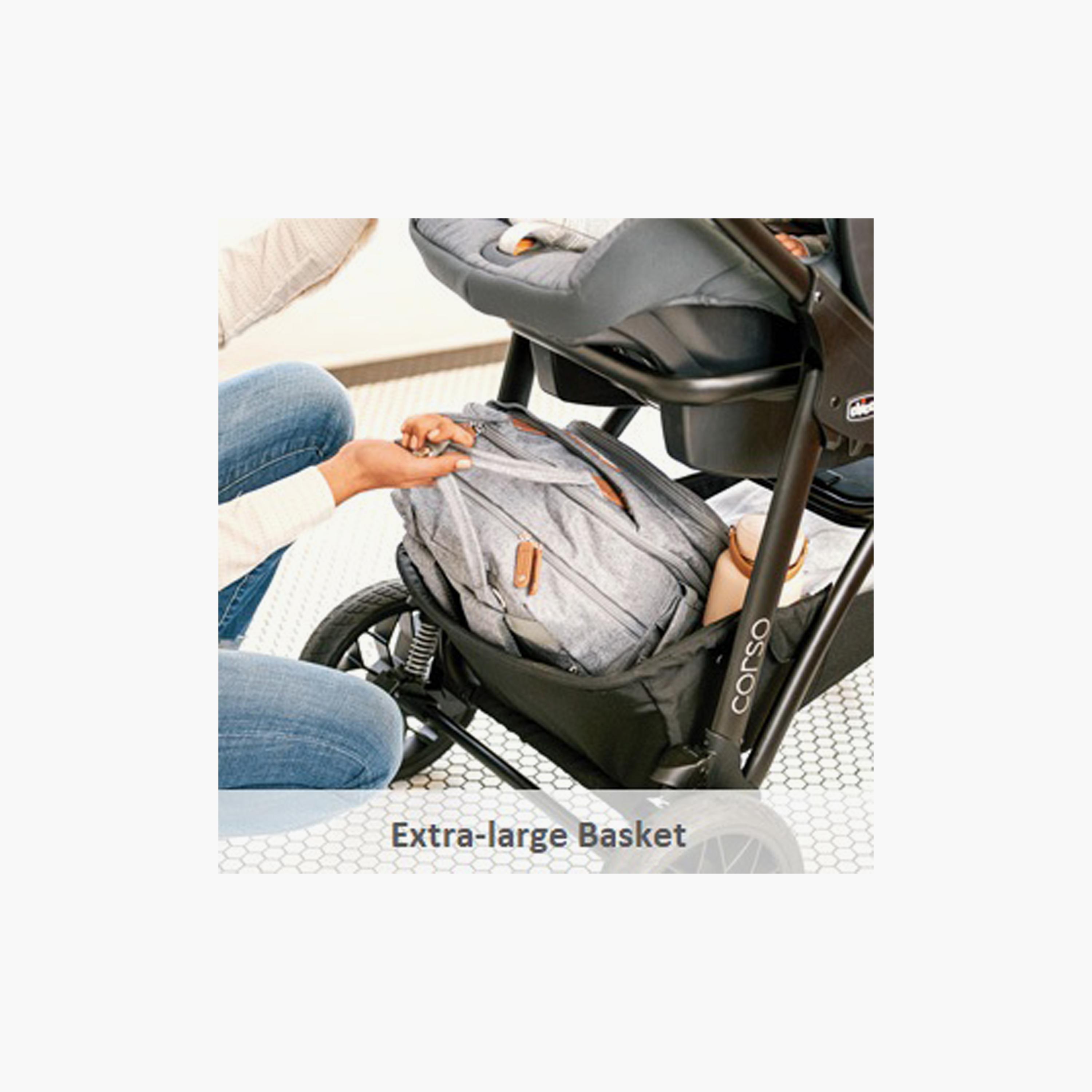 Chicco Corso Limited Edition Modular Travel System - Hampton - 0-3 Years-baby-gear-strollersandprams-travelsystems-image-3