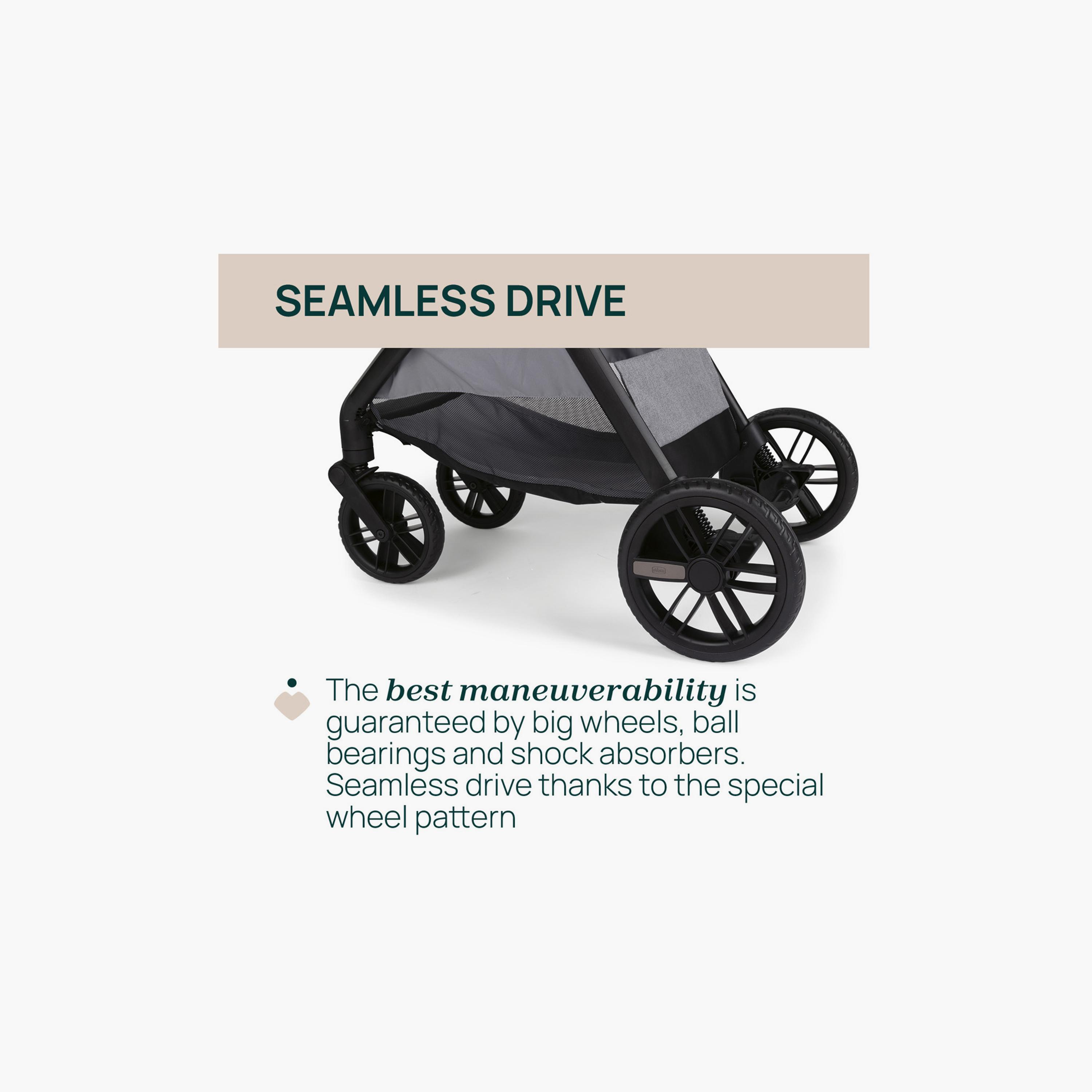 Chicco One-Touch Foldable Bellagio Stroller - 0-22kg - 0-4 years-baby-gear-strollersandprams-strollers-image-6