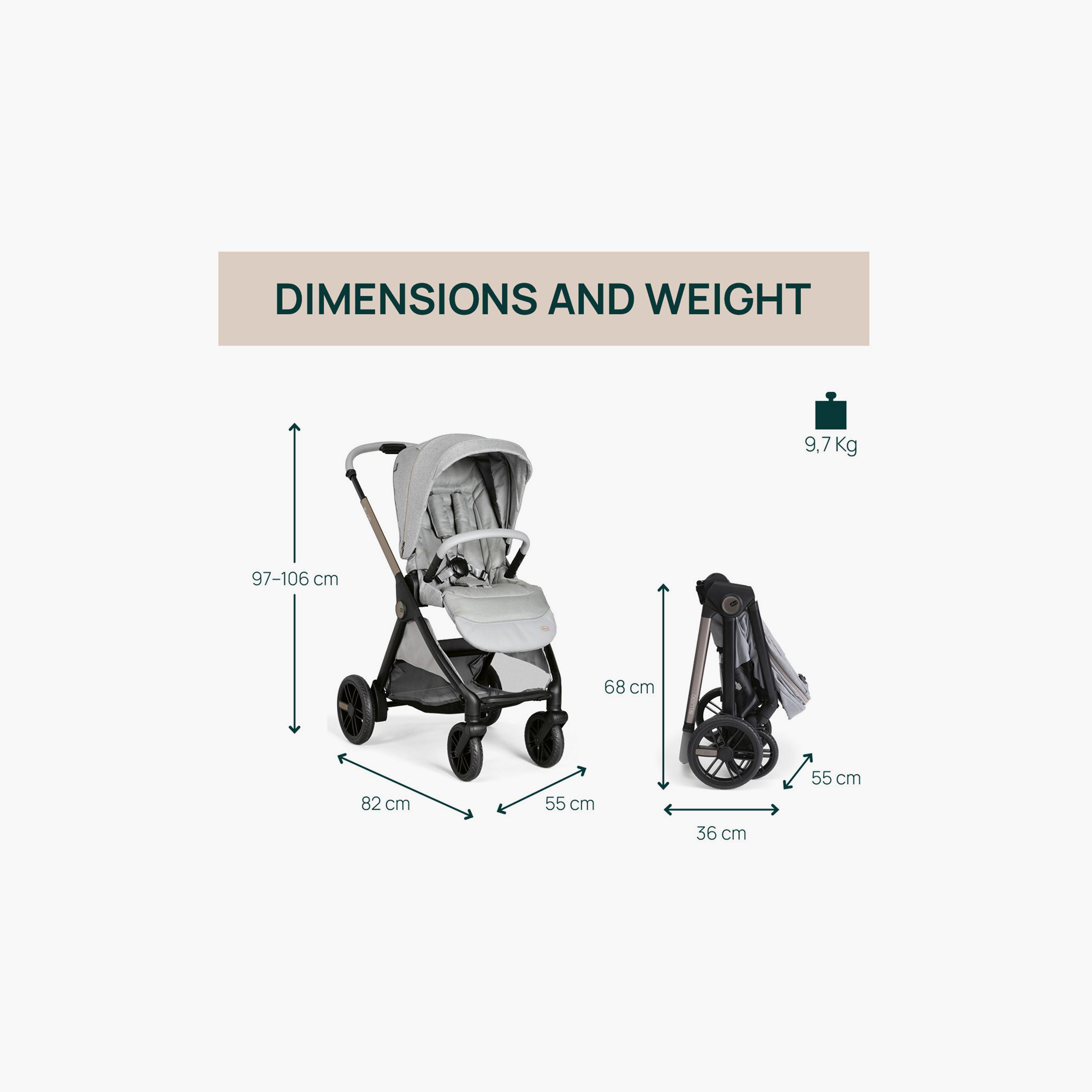 Chicco One-Touch Foldable Bellagio Stroller - 0-22kg - 0-4 years-baby-gear-strollersandprams-strollers-image-9