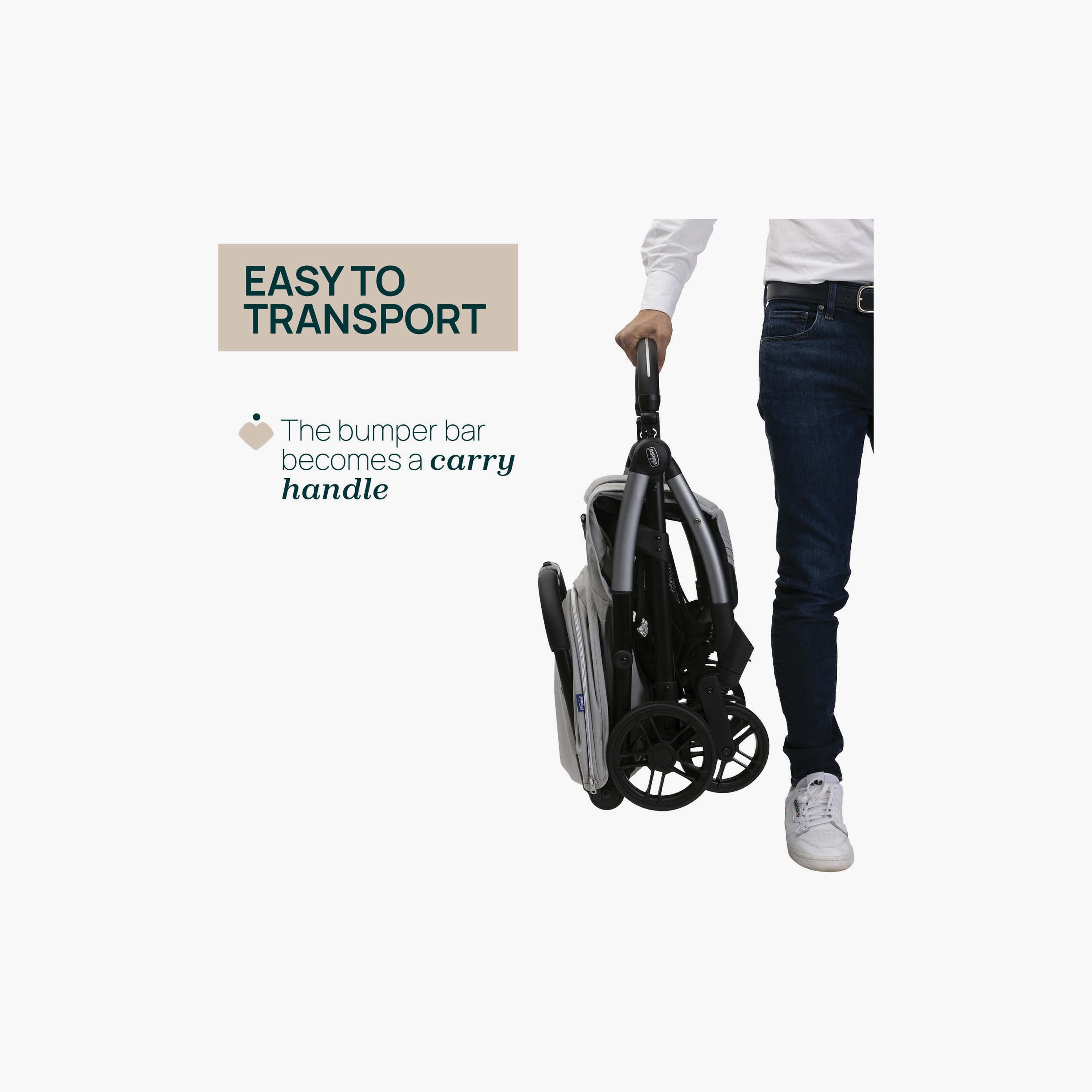 Chicco Foldable Goody XPlus Stroller with Rain Cover - 0-22kg - 0-4 Years-baby-gear-strollersandprams-strollers-image-3