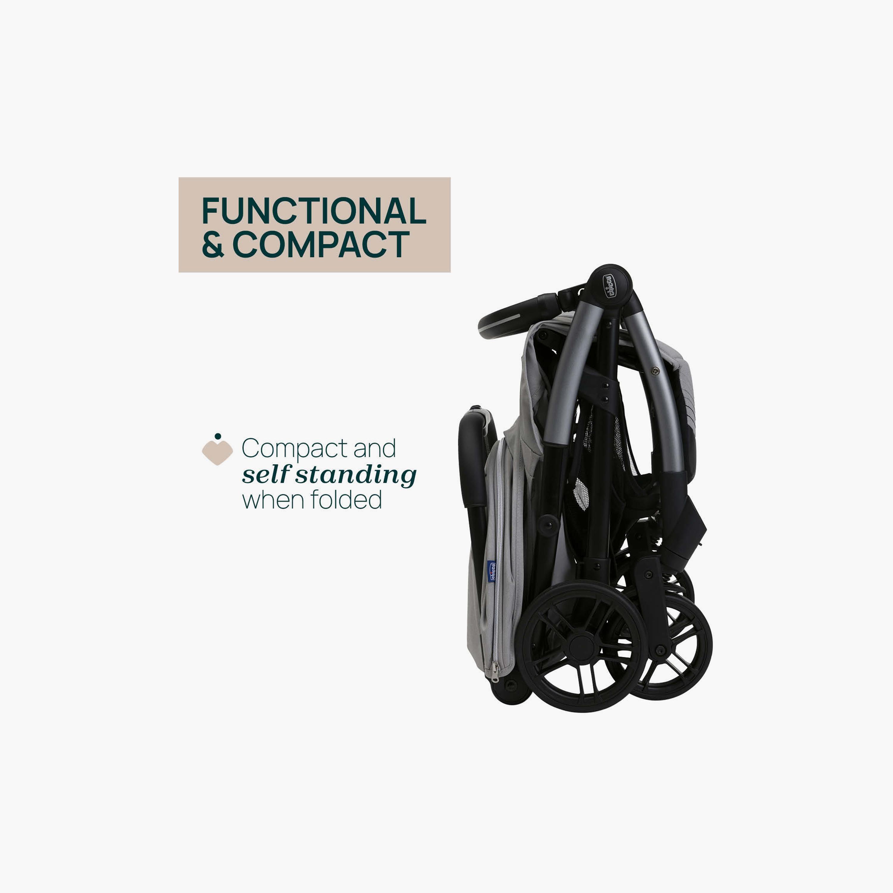 Chicco Foldable Goody XPlus Stroller with Rain Cover - 0-22kg - 0-4 Years-baby-gear-strollersandprams-strollers-image-9