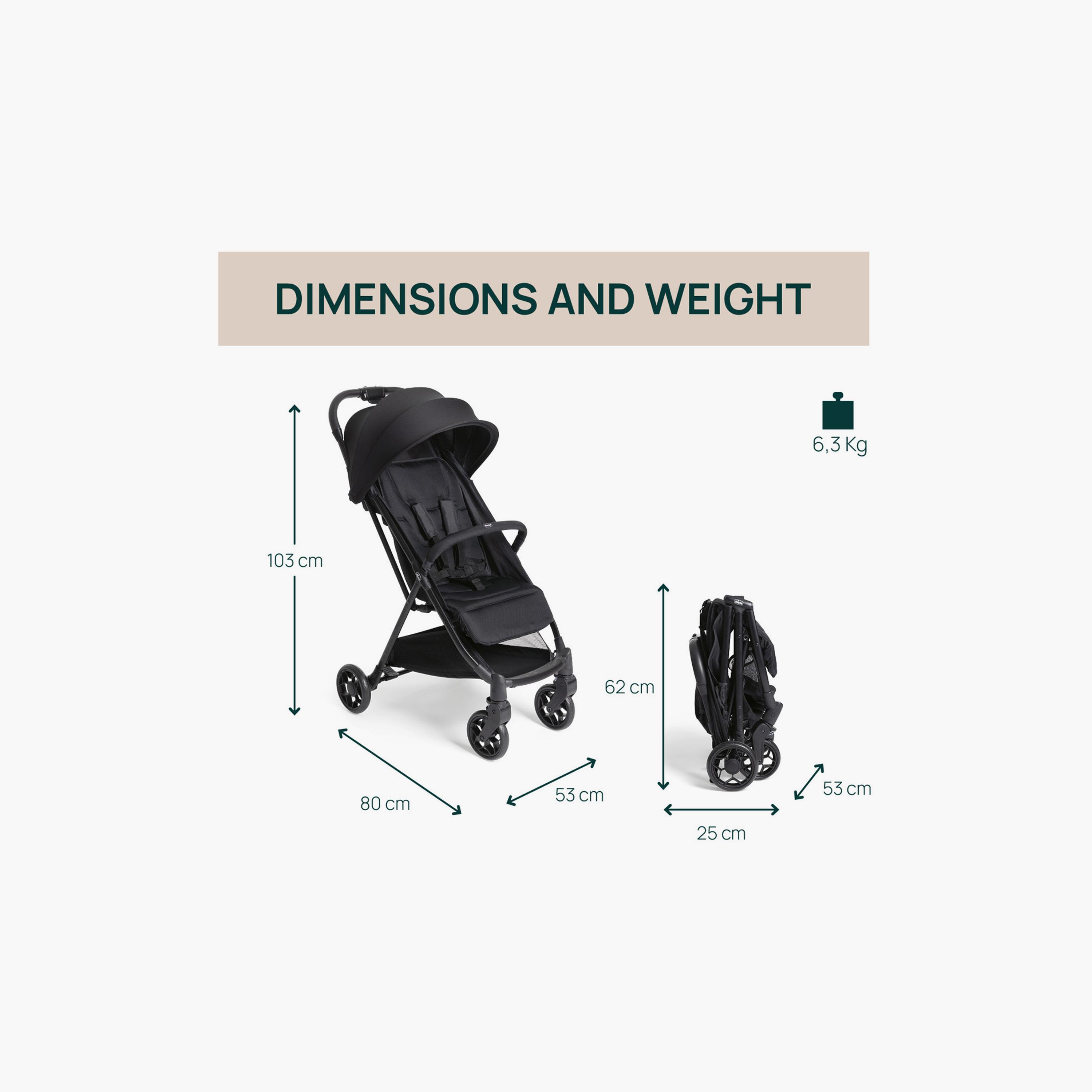 Chicco Smart Foldable Urbino Stroller - 0-22kg - 0-4 Years-baby-gear-strollersandprams-strollers-image-6