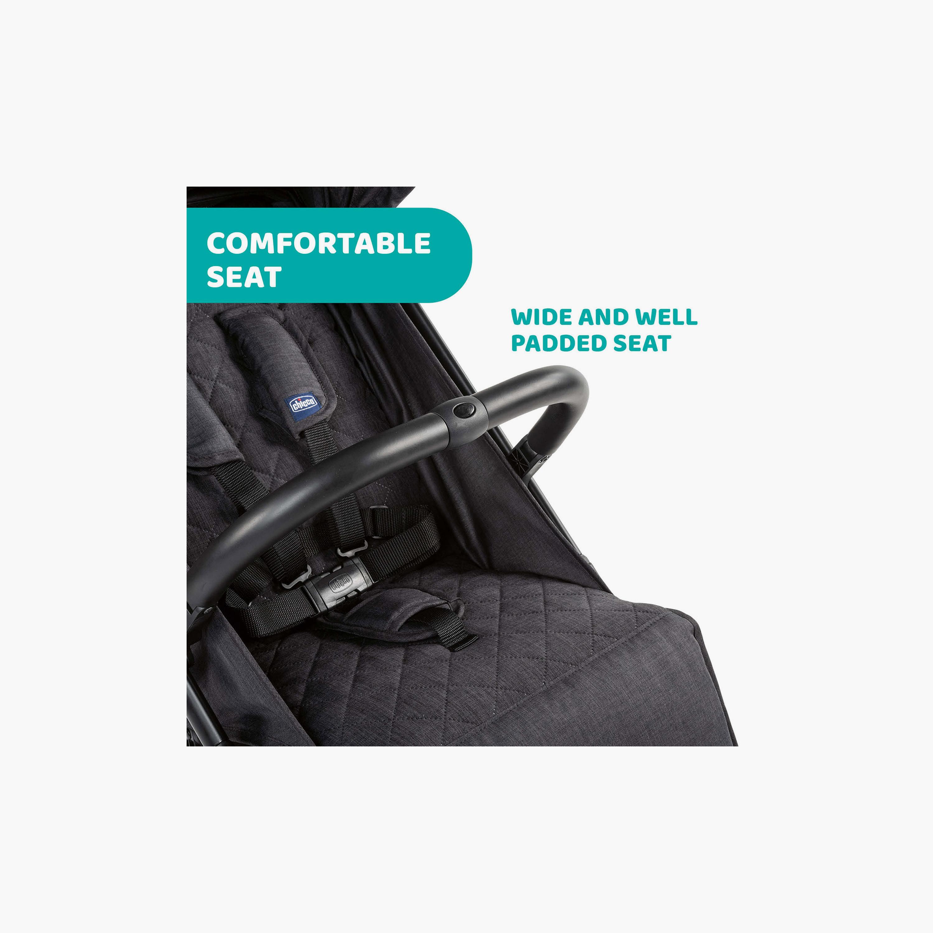 عربة أطفال قابلة للطي مع غطاء مطر من شيكو - 0-20 كجم - 0-3 سنوات-baby-gear-strollersandprams-strollers-image-5