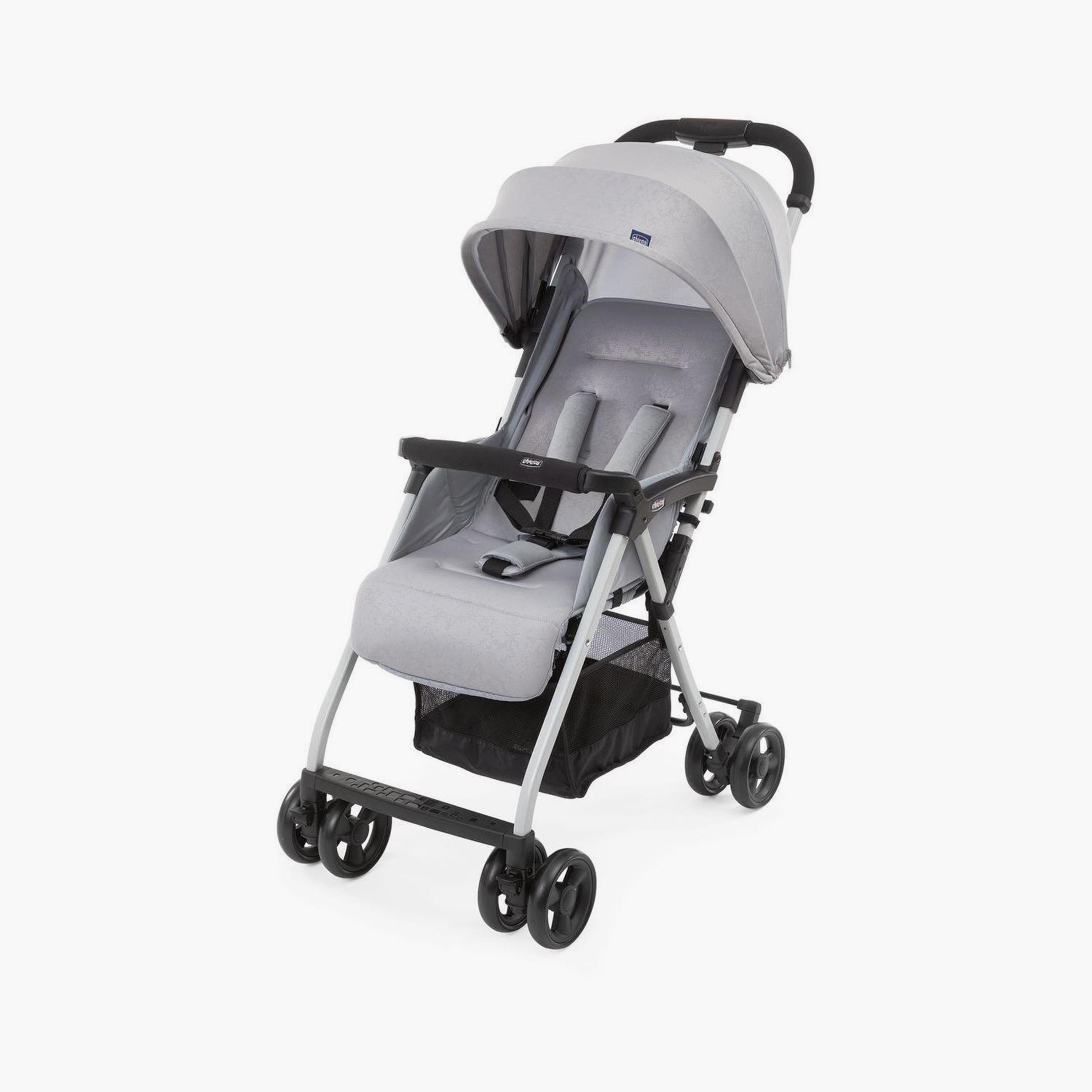 Chicco Ultra Light Ohlala 3 Stroller with Full Size Rain Cover - Grey Mist - 0-20kg - 0-3 Years-baby-gear-strollersandprams-strollers-image-1