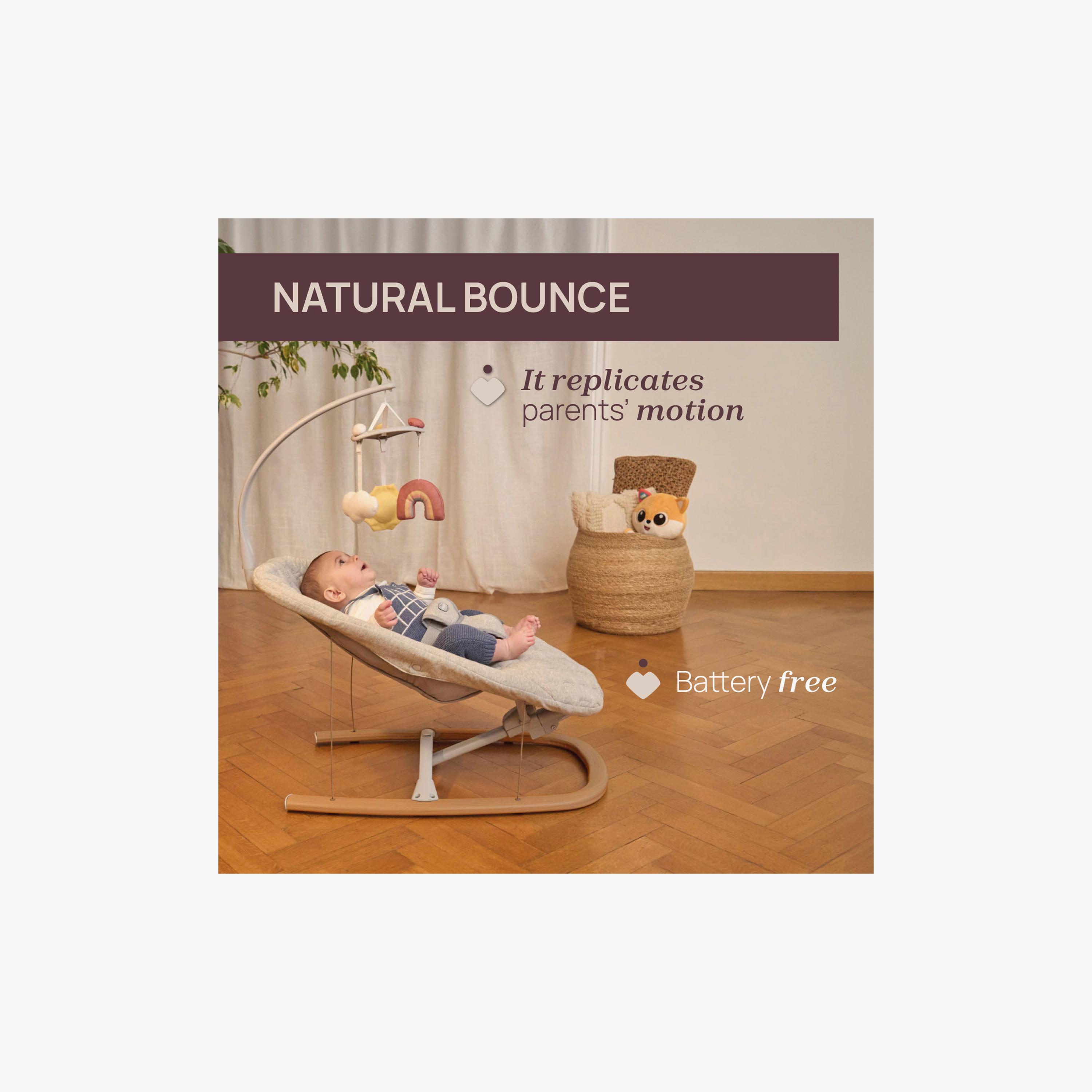 Chicco Comfy Wave Baby Swing with Hanging Toys - Silverspring - 0-9kg - 0-12 Months-baby-infantactivity-swings-image-3