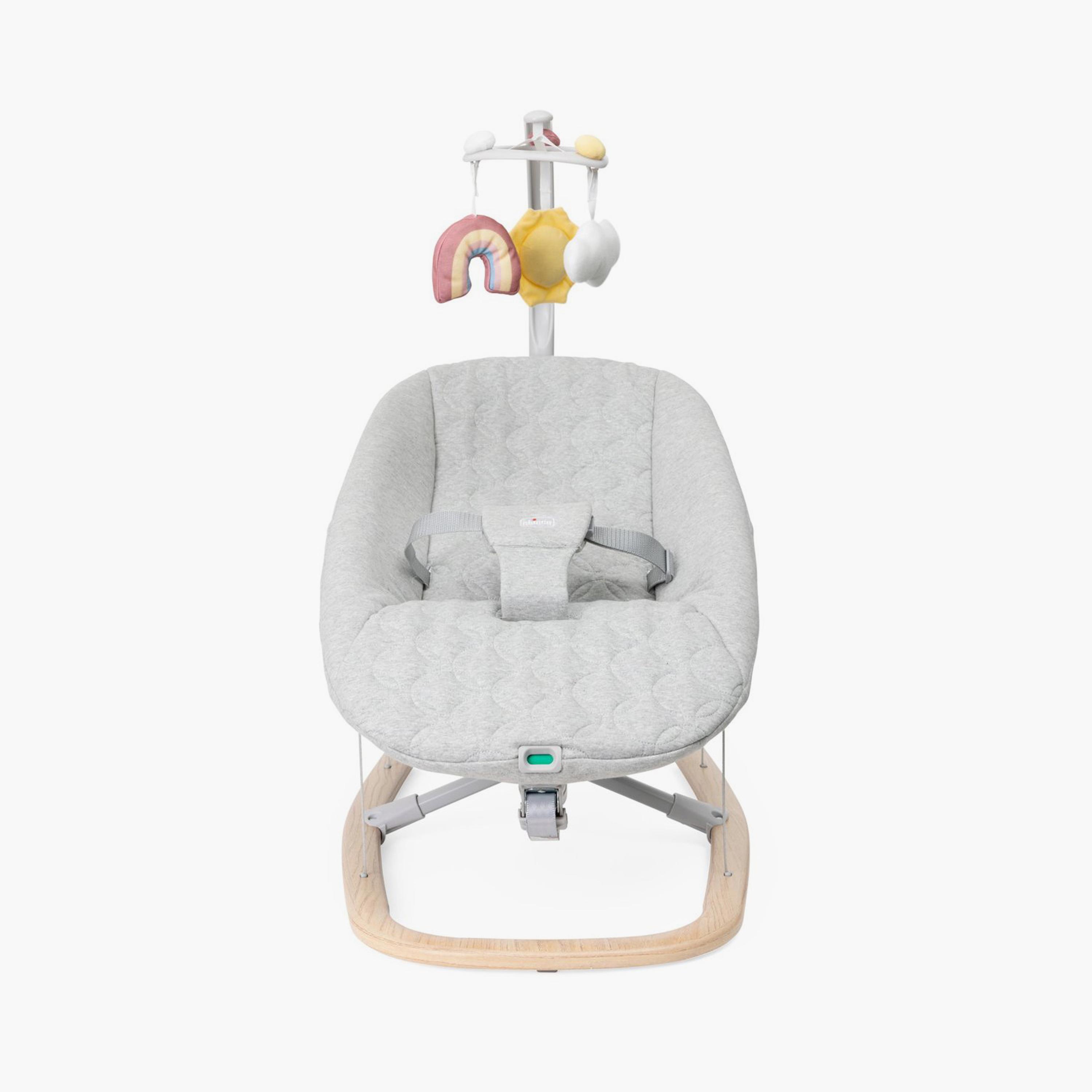 Chicco Comfy Wave Baby Swing with Hanging Toys - Silverspring - 0-9kg - 0-12 Months-baby-infantactivity-swings-image-7