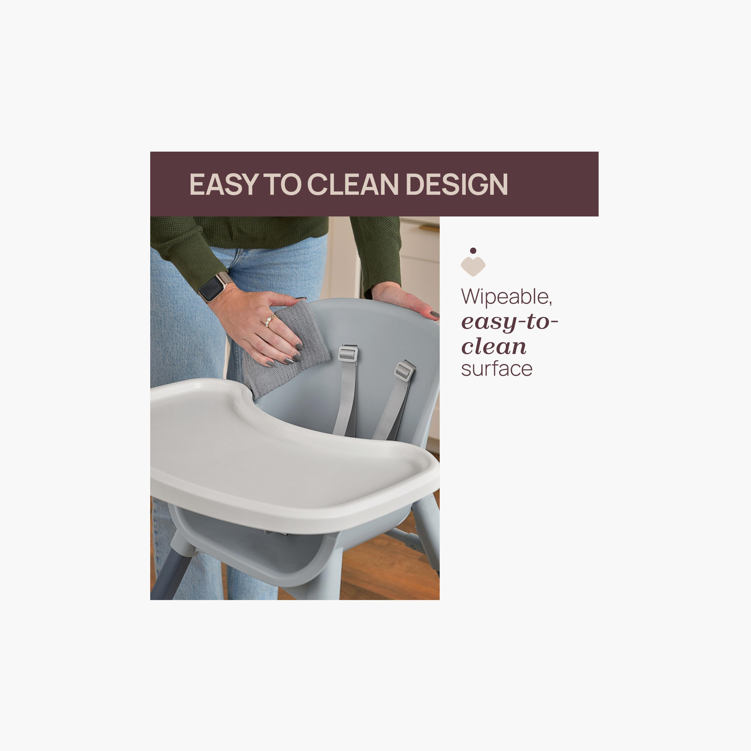 كرسي طعام مرتفع قابل للتعديل زيست من شيكو - رمادي قمري - عمر 6 أشهر إلى 7 سنوات-baby-feeding-highchairsandboosters-image-6