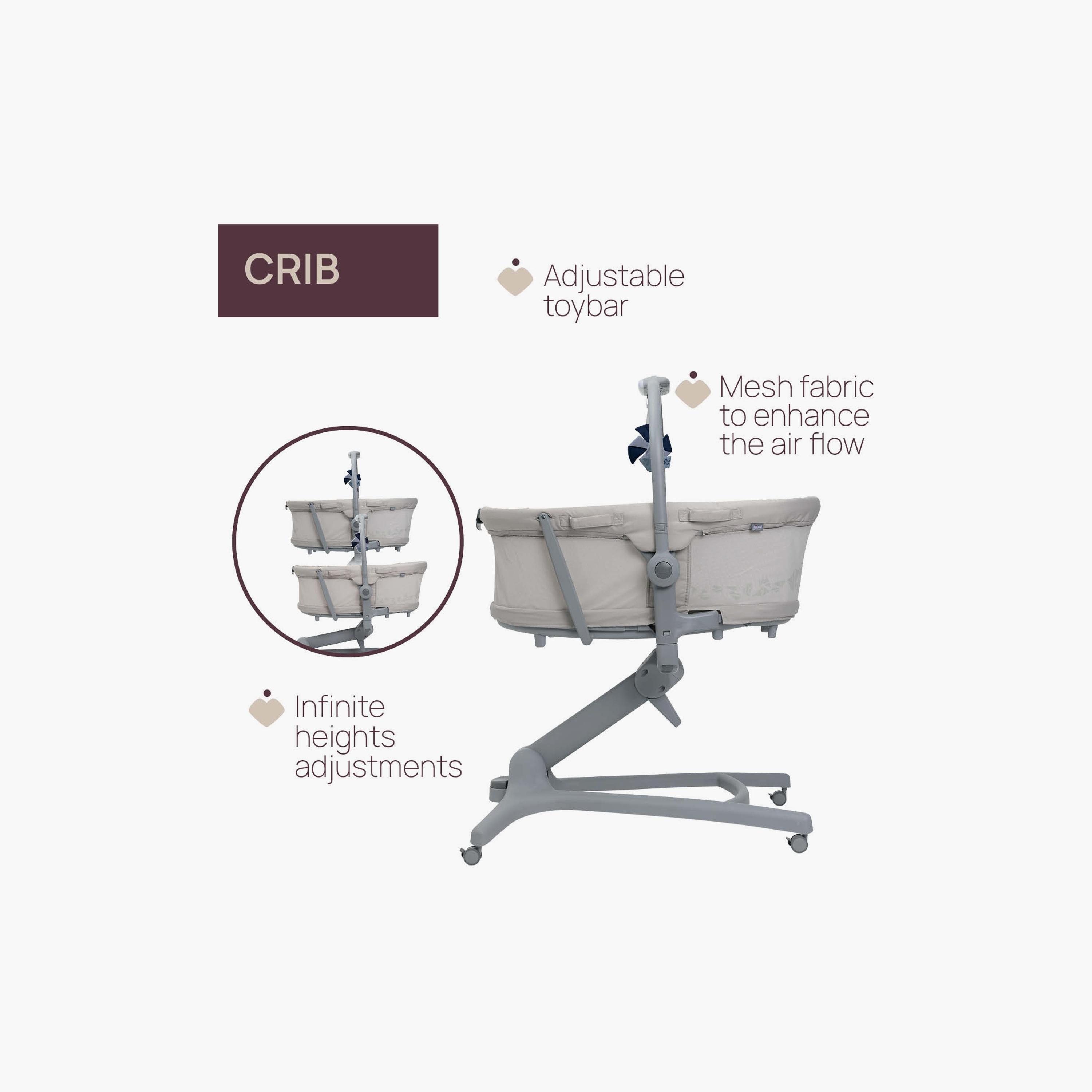 كرسي هزاز هاب برو 5 في 1 مع ألعاب معلقة من شيكو - 0 إلى 36 شهرًا-baby-nursery-furniture-cribsandbeds-bassinets-image-2