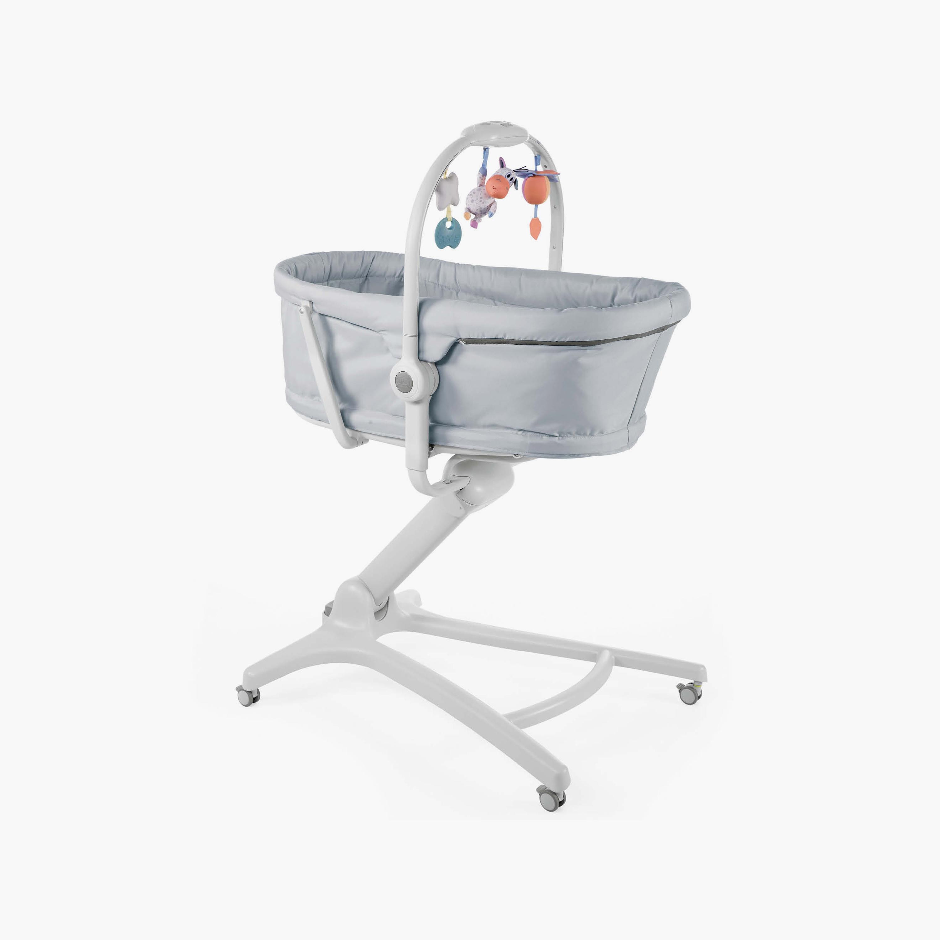 Chicco Baby Hug 4-in-1 Rocker - Grey - 0-36 Months-baby-nursery-furniture-cribsandbeds-bassinets-image-1