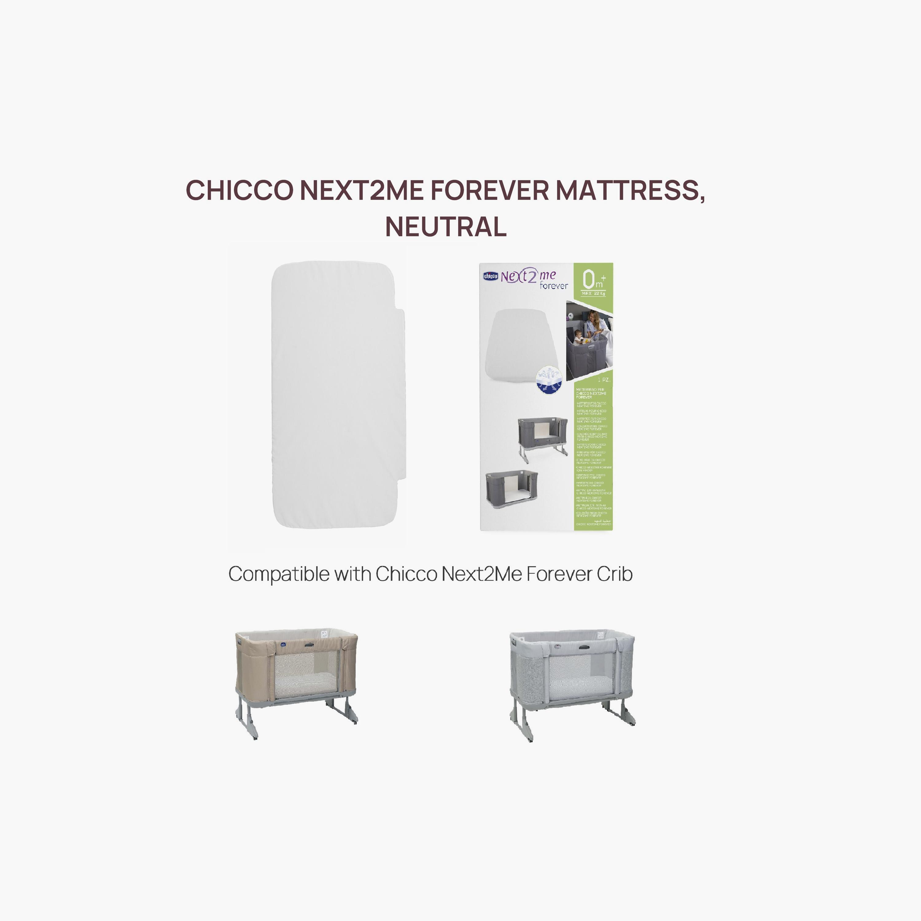 Chicco Next2Me Forever Crib Mattress - Neutral-baby-nursery-mattresses-image-2