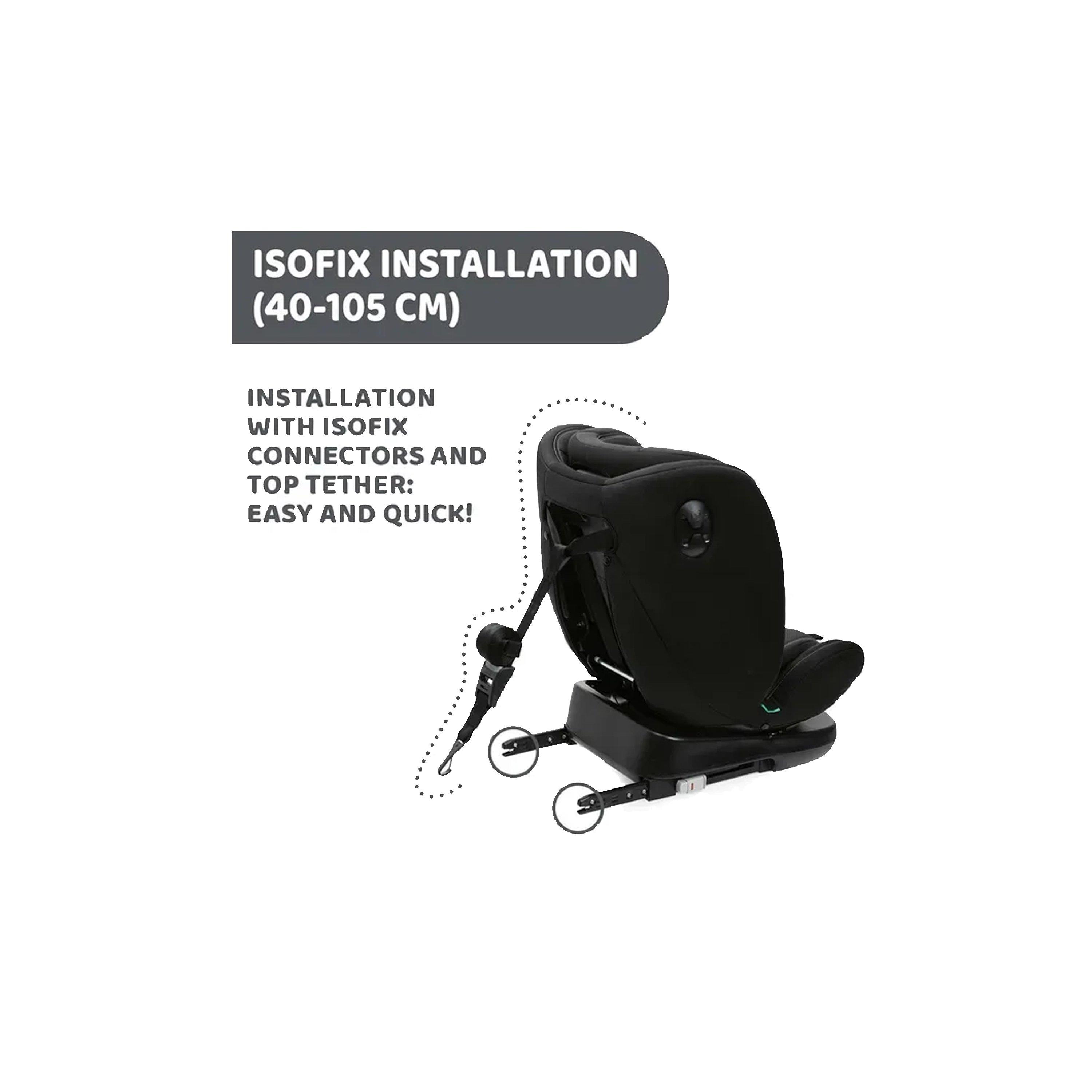 Chicco Unico Evo I-Size Classic Car Seat - Black-baby-gear-carseats-image-3