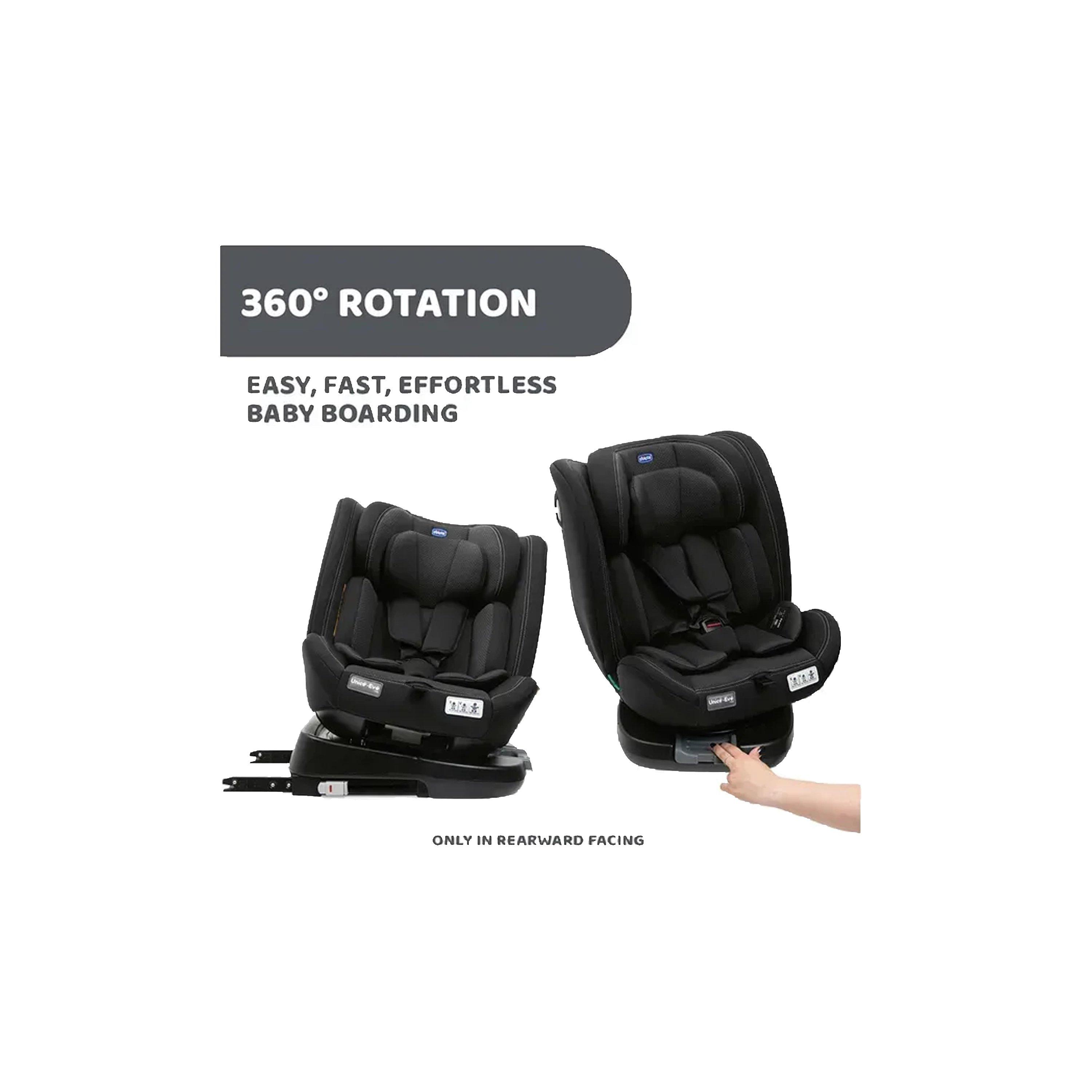 Chicco Unico Evo I-Size Classic Car Seat - Black-baby-gear-carseats-image-5