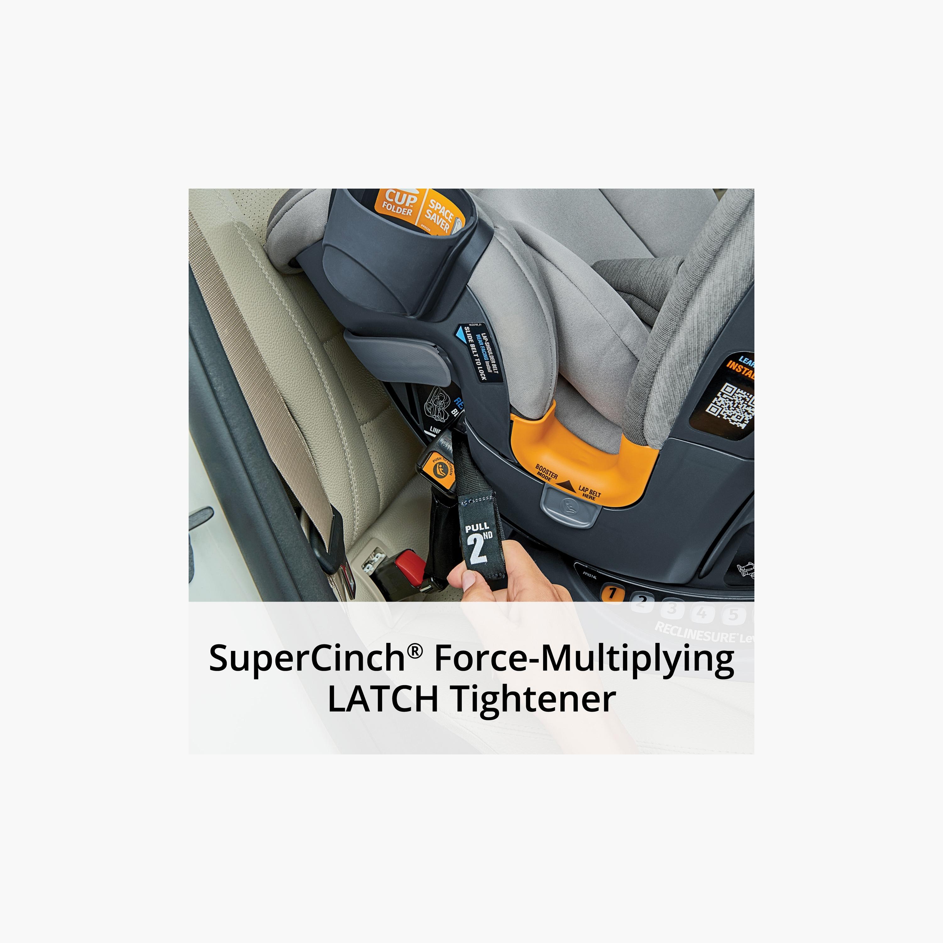 Chicco OneFit ClearTex All-in-One Car Seat - Drift - 0-10 Years-baby-gear-carseats-image-2