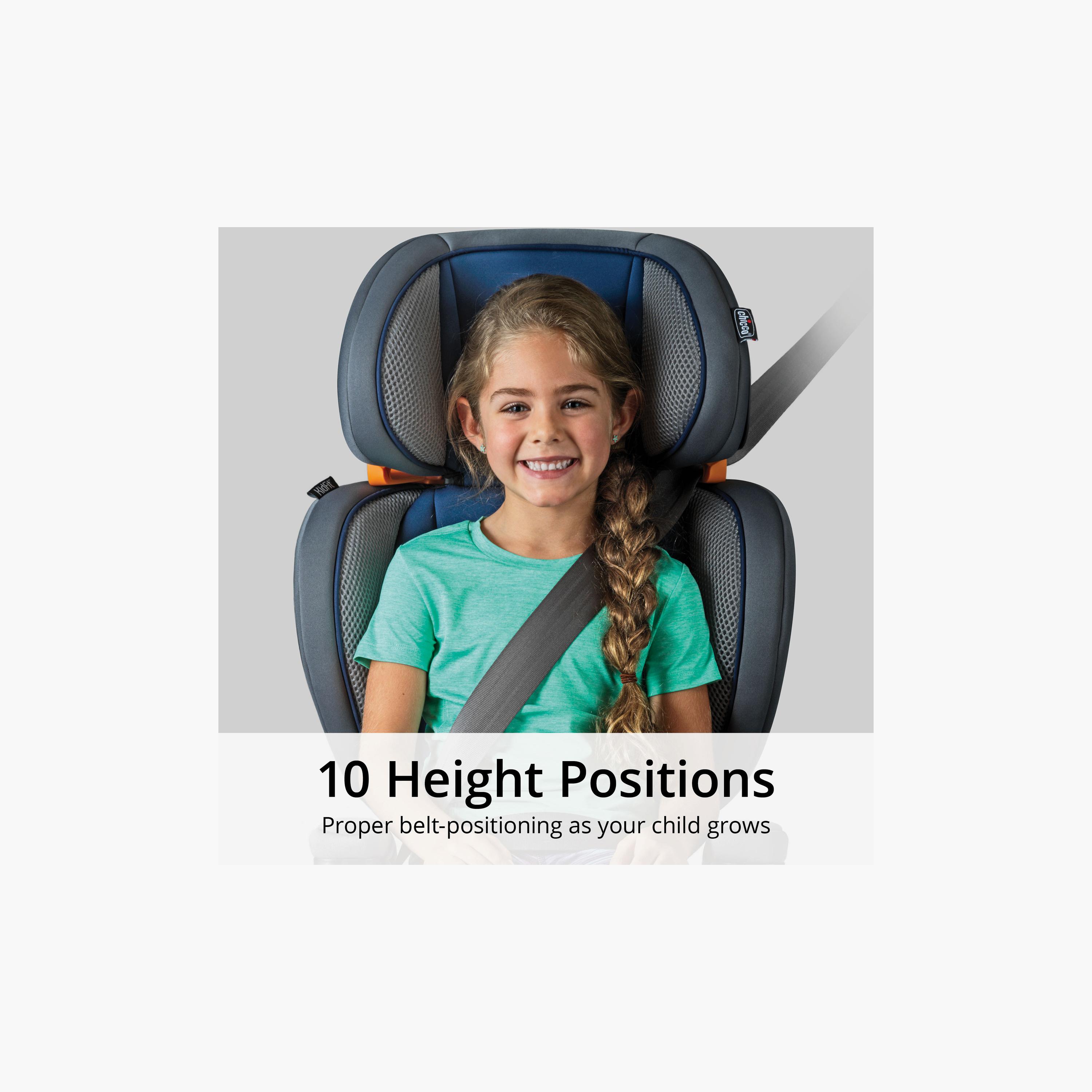 مقعد سيارة معزز كيدفيت أدابت بلس 2 في 1 من شيكو - إيمبر - وزن 40 إلى 120 رطلاً-baby-gear-carseats-image-7