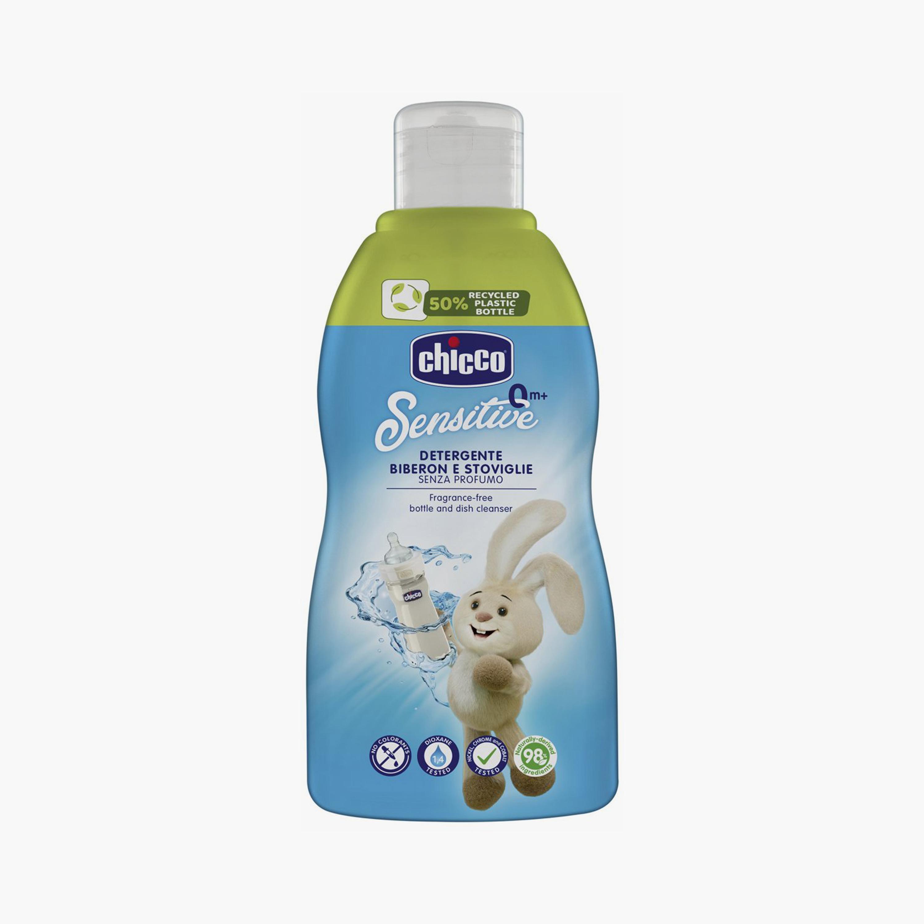 Chicco Bottle & Dish Cleanser - 300ml - 0 Months+-baby-feeding-cleaningliquids-image-1