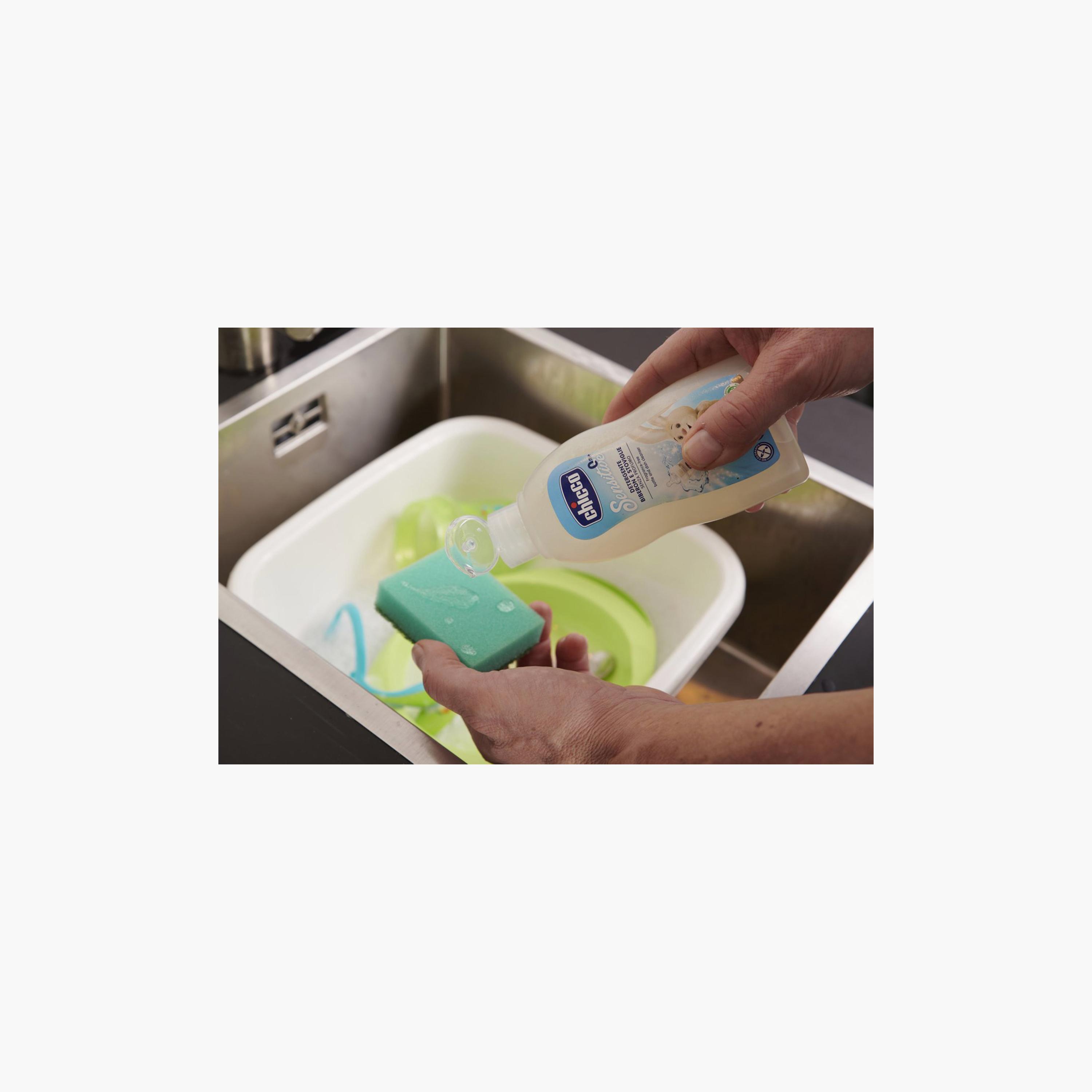 Chicco Bottle & Dish Cleanser - 300ml - 0 Months+-baby-feeding-cleaningliquids-image-6