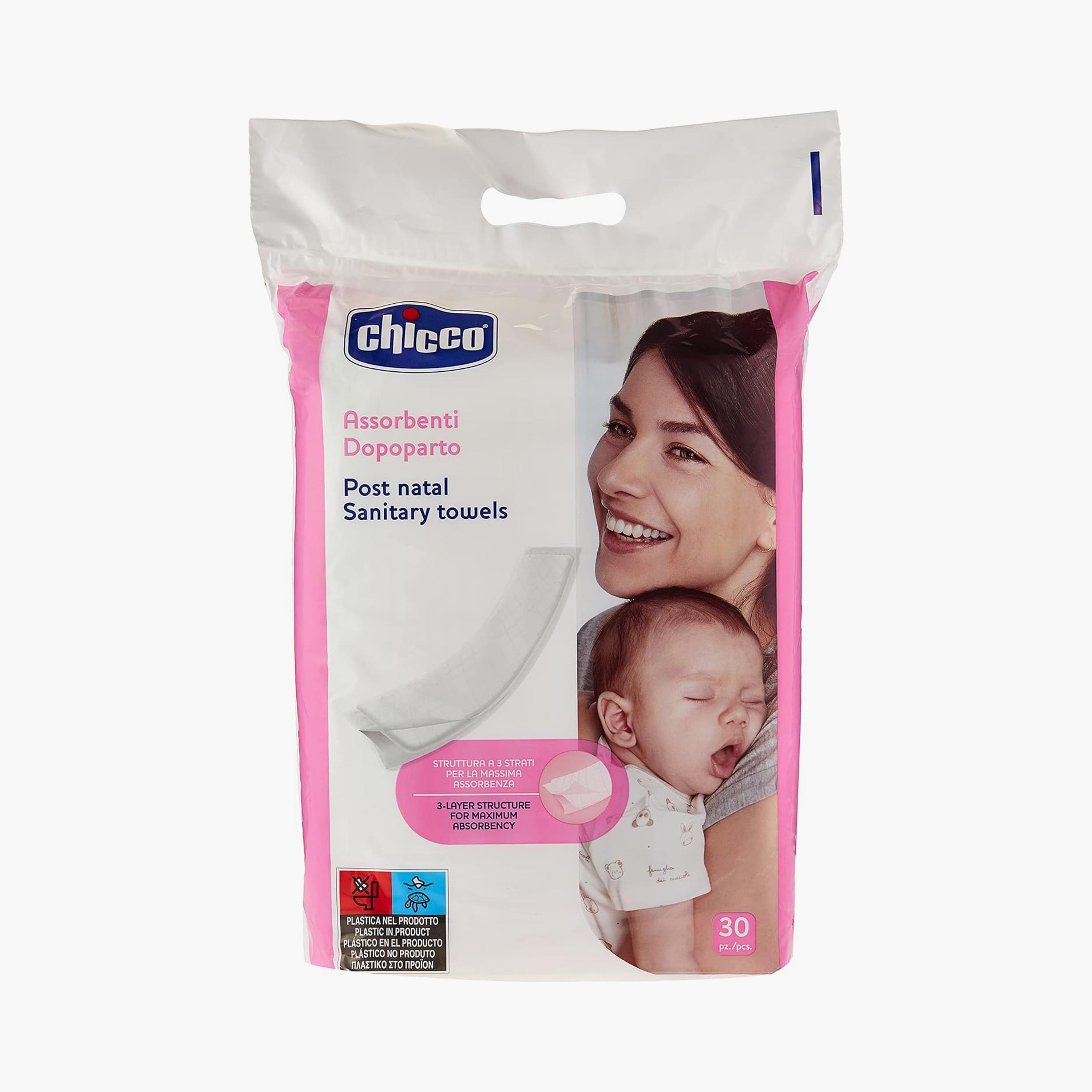 Chicco 30 Piece 3-Layer Postnatal Sanitary Towels-women-clothing-maternity-lingerie-panties-image-5
