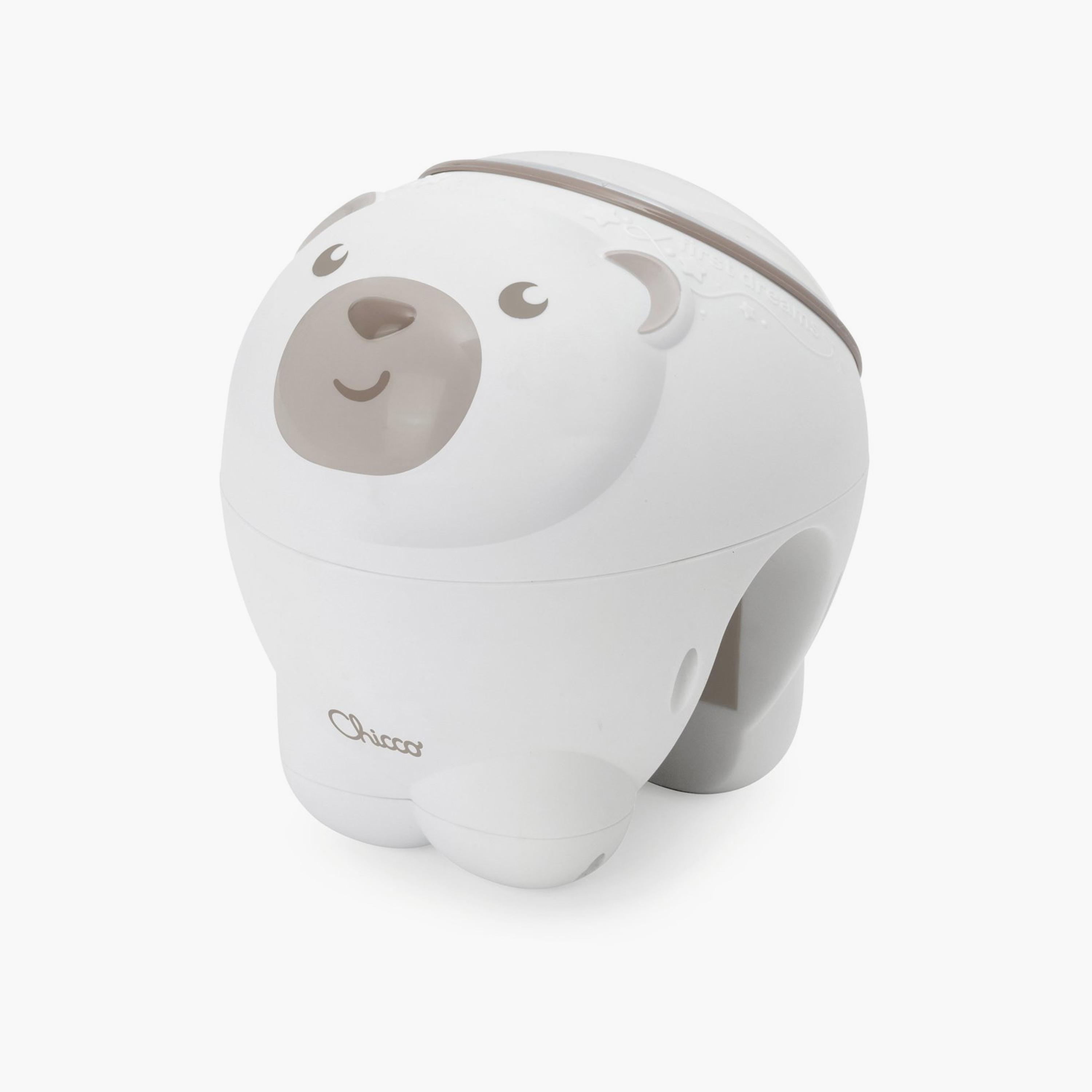 Chicco Polar Bear Night Light Projector - 0 Months+-toys-babyandtoddlertoys-lightsandmusicaltoys-image-1