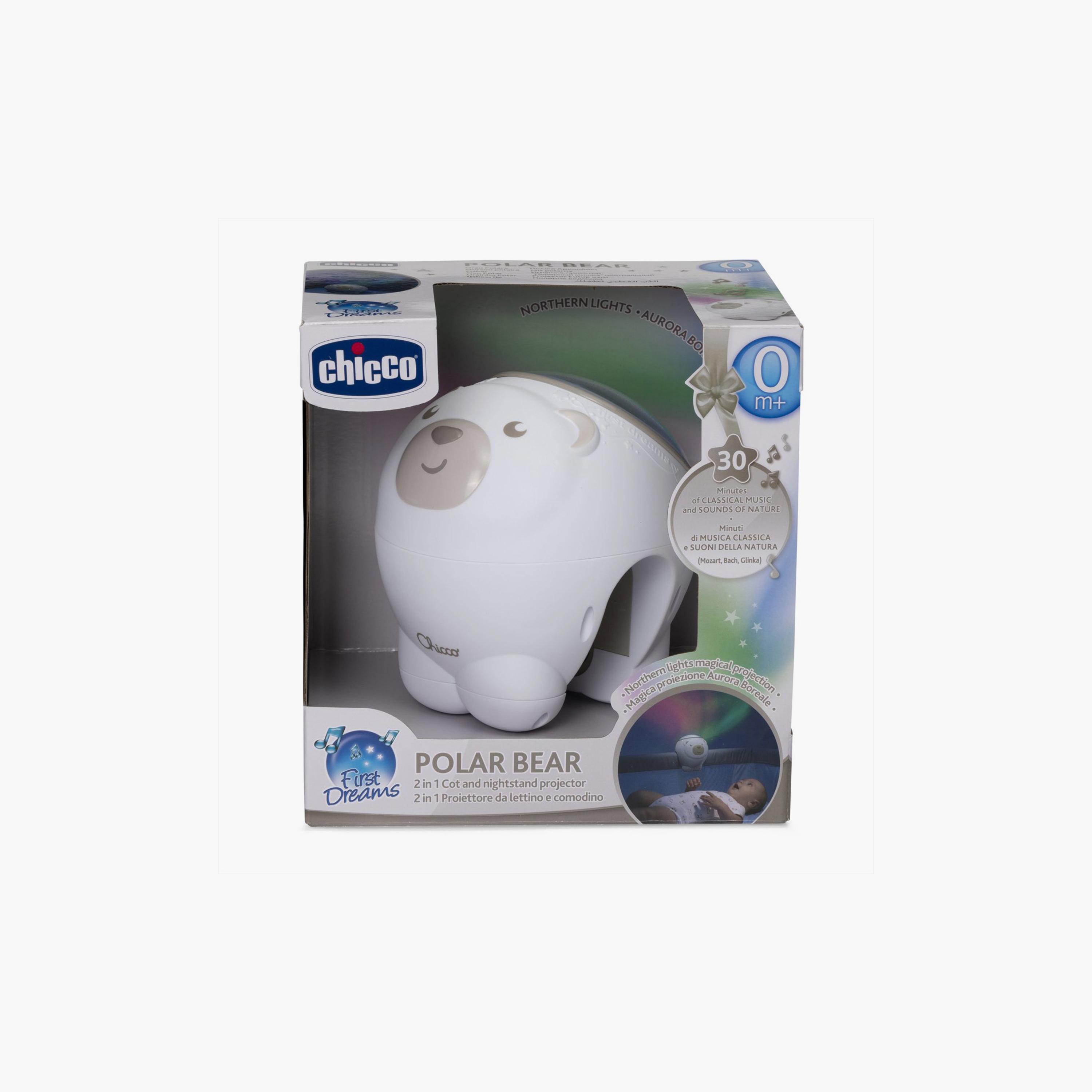 Chicco Polar Bear Night Light Projector - 0 Months+-toys-babyandtoddlertoys-lightsandmusicaltoys-image-8
