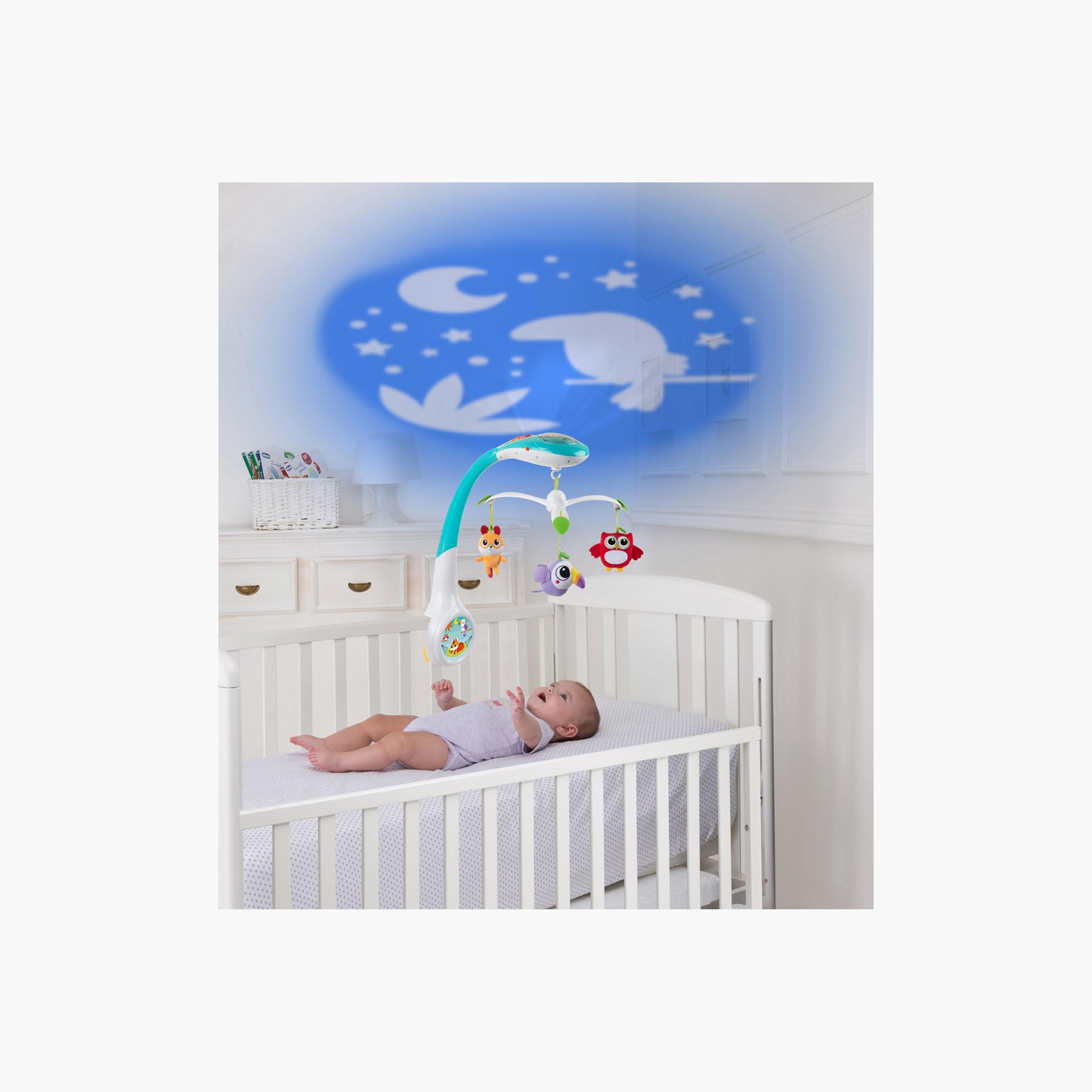 Chicco Magic Forest Cot Mobile Projector - 0 Months+-toys-babyandtoddlertoys-strollertoys-image-2