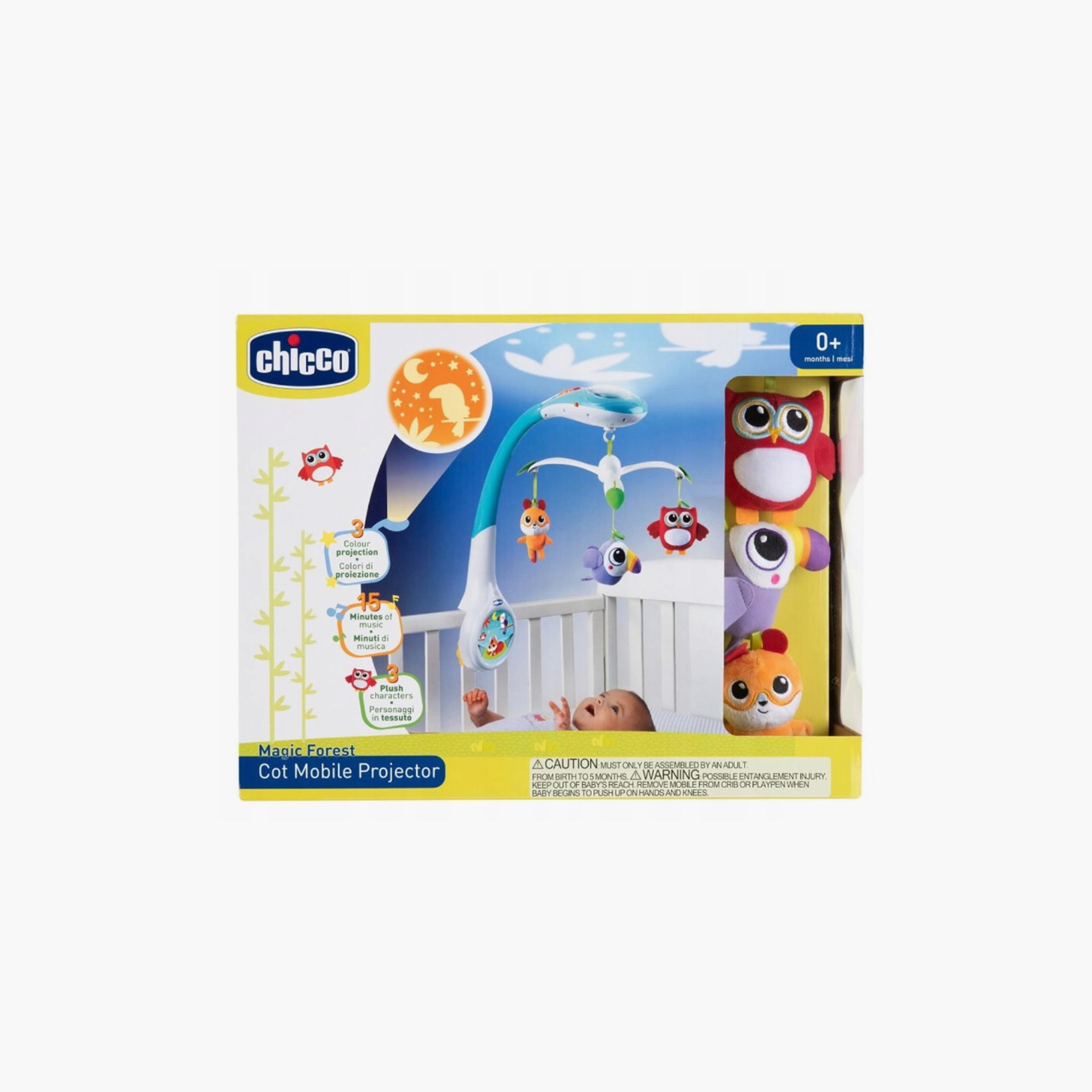 Chicco Magic Forest Cot Mobile Projector - 0 Months+-toys-babyandtoddlertoys-strollertoys-image-5
